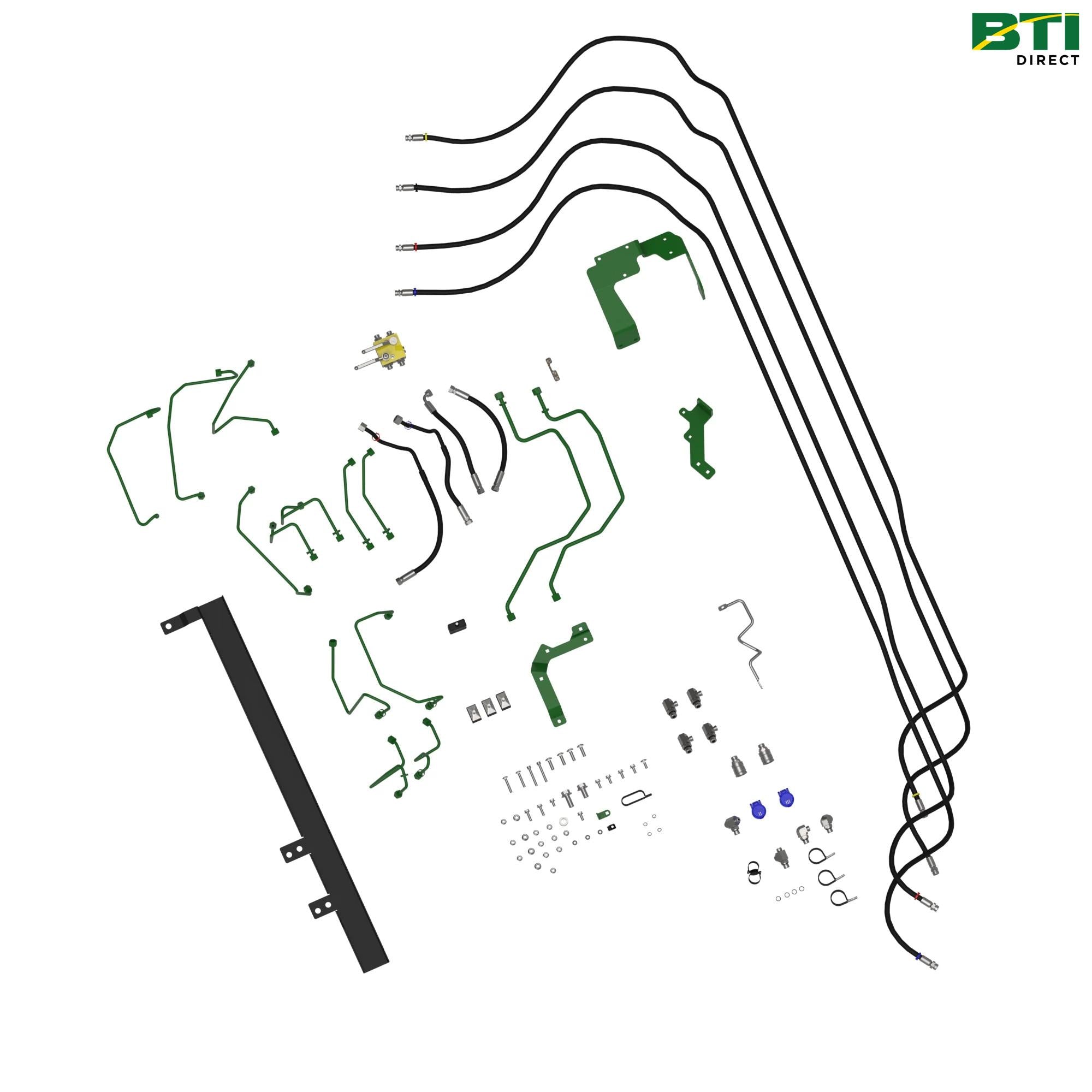 BXX10931: Front Hitch Installation Kit (Connections to the rear SCV)