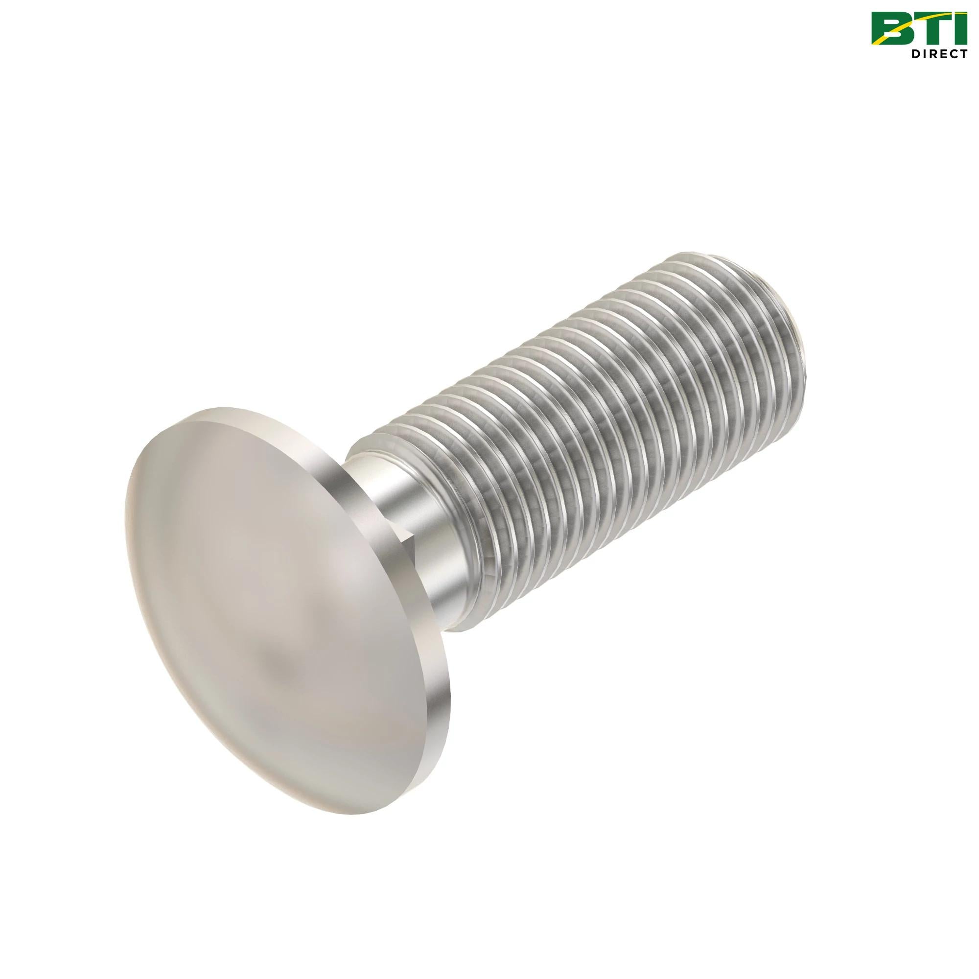 H168080: Round Head Square Neck Bolt, M12 X 40