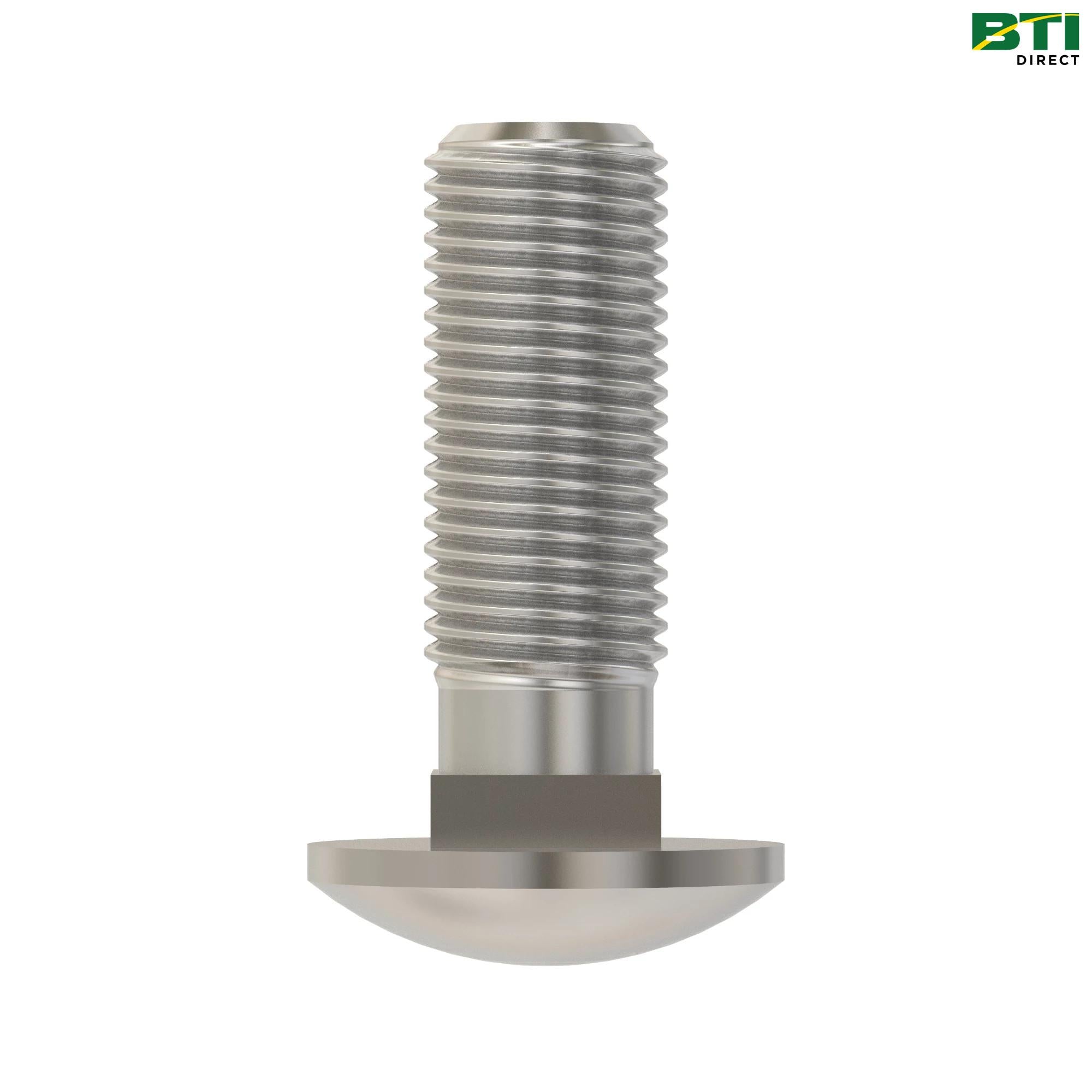H168080: Round Head Square Neck Bolt, M12 X 40