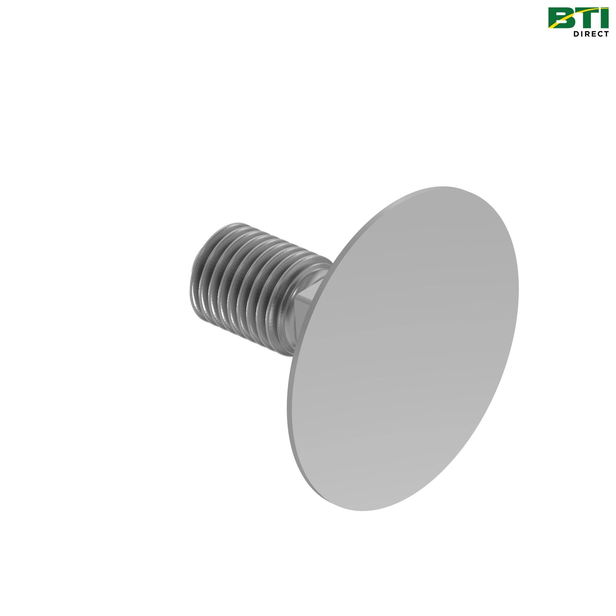 H85934: Round Head Square Neck Bolt, 6.35 X 20 mm (1/4" X 0.787")