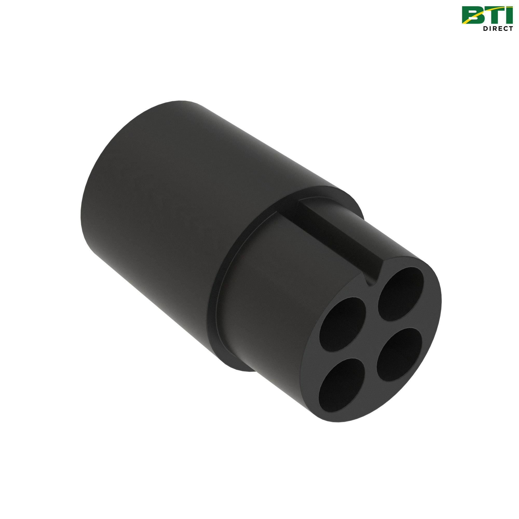 L38802: Black Electrical Connector Terminal, 4 Cavities