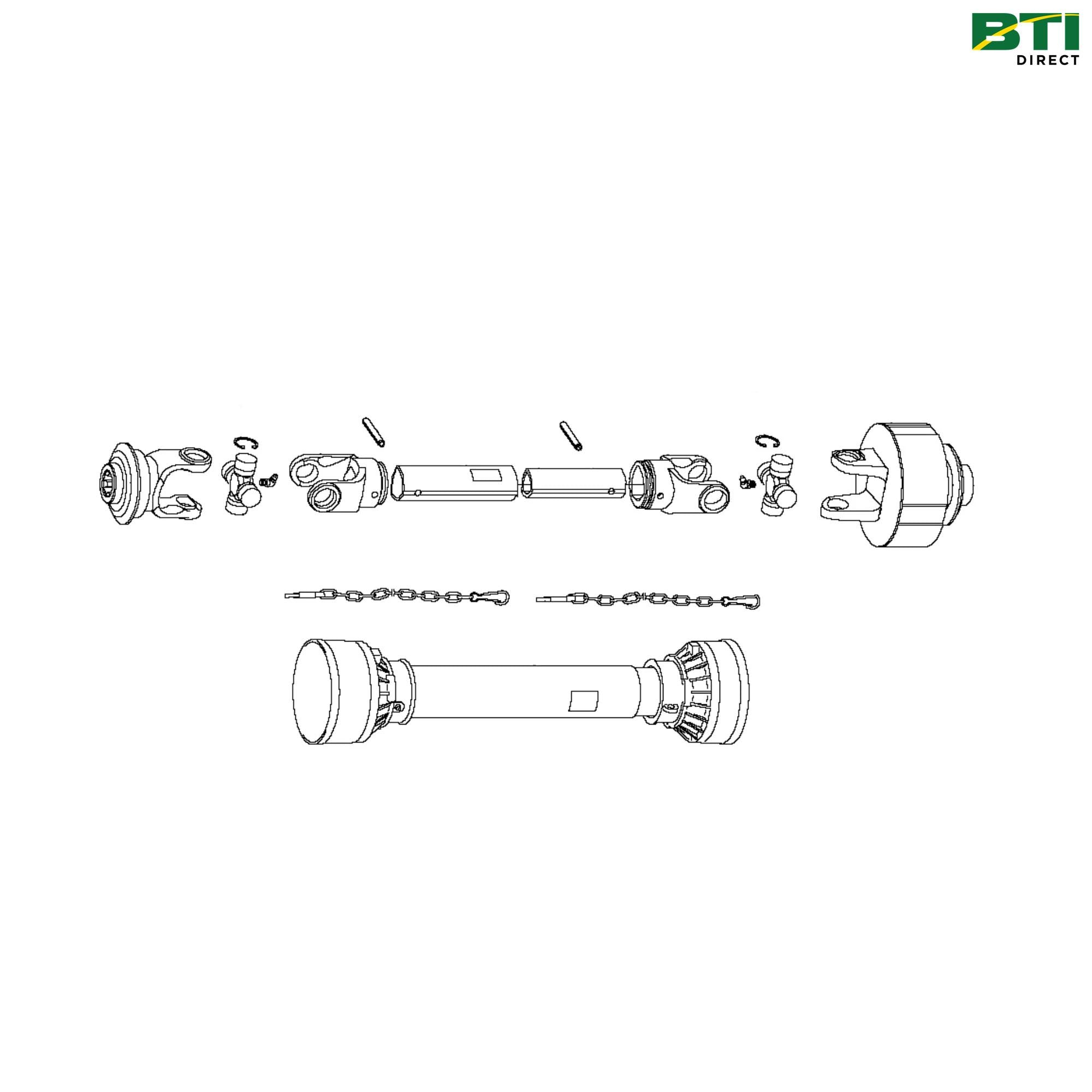 LVB25518: Attachment Mounting Driveshaft Kit
