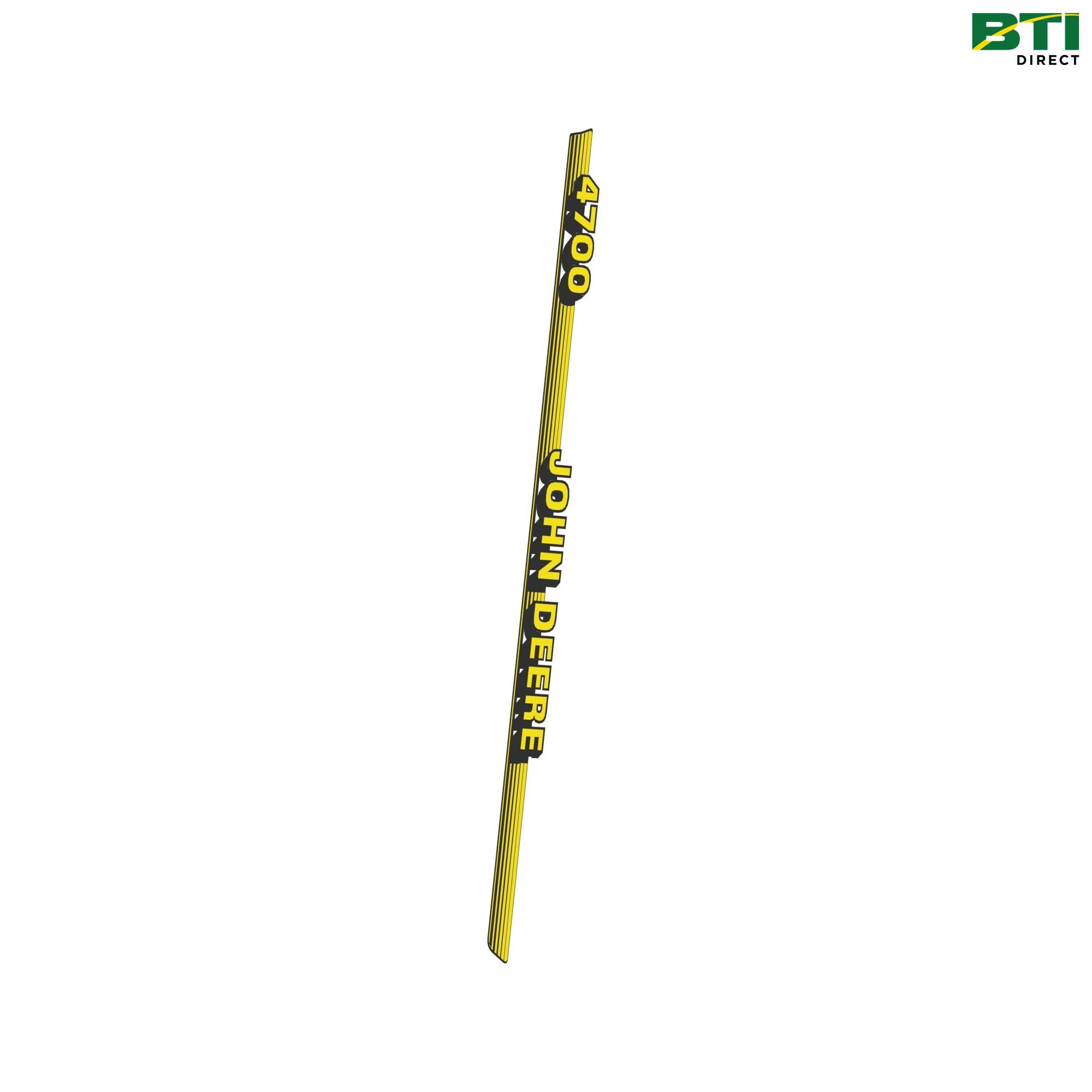 LVU10342: John Deere 4700 Label, Left Side