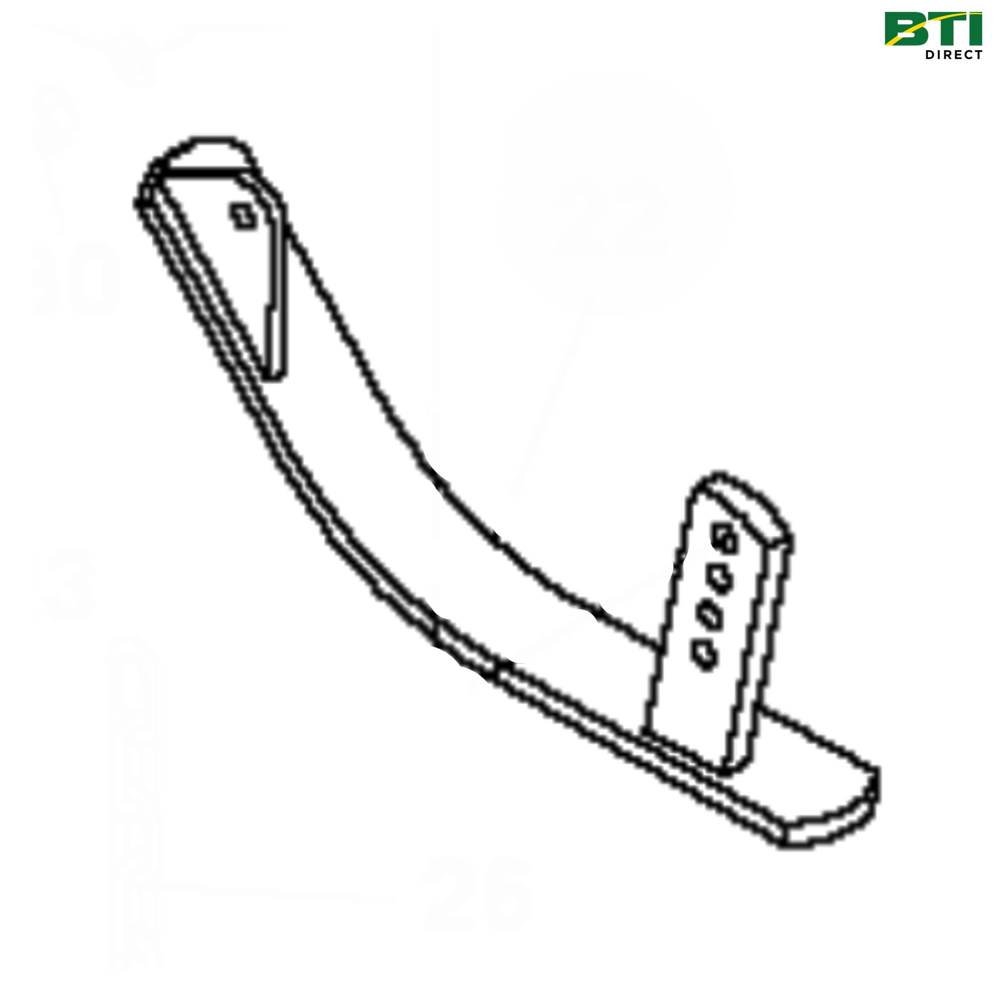 LVU14860: Right Side Frame Shoe
