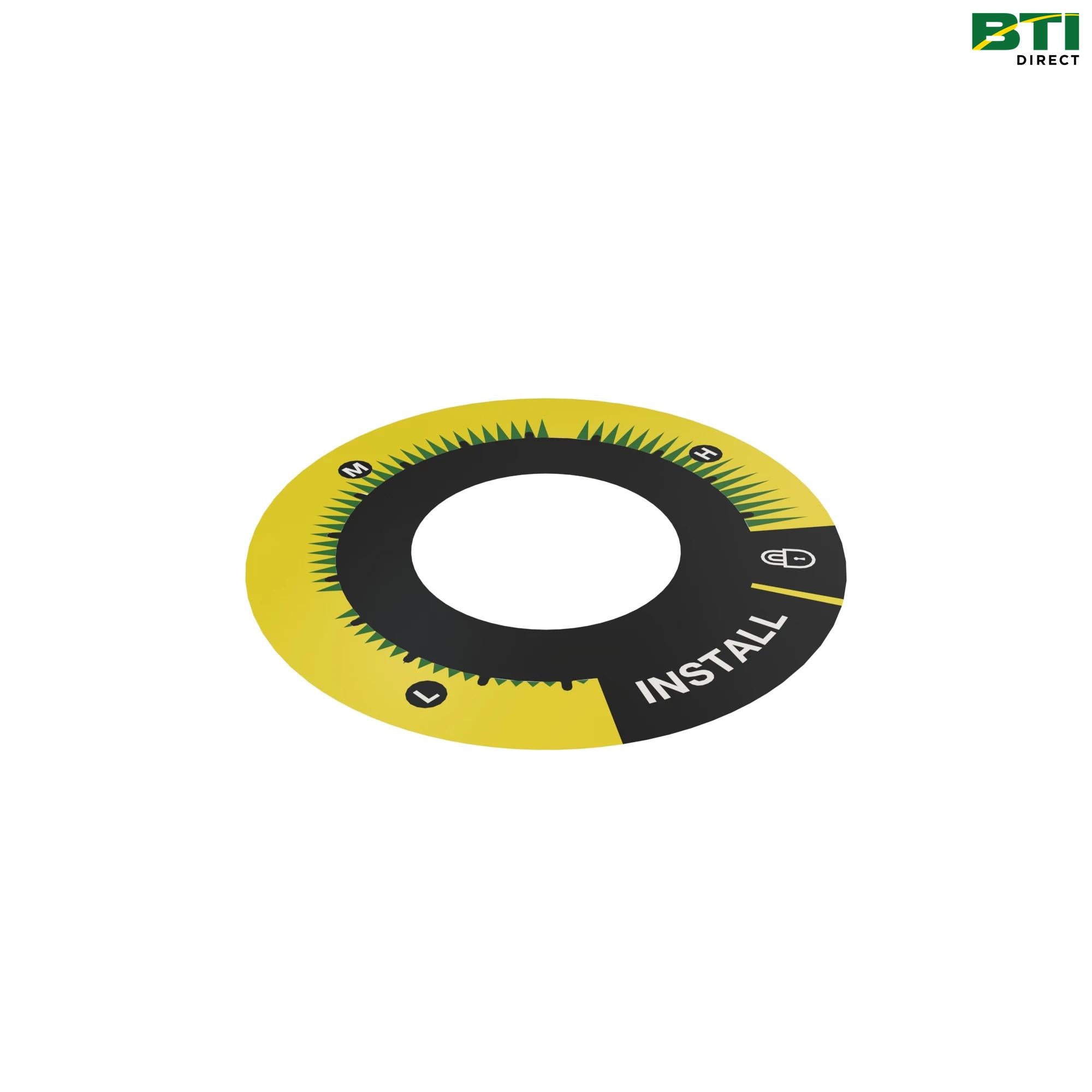 LVU16616: Mower Lift Height Label