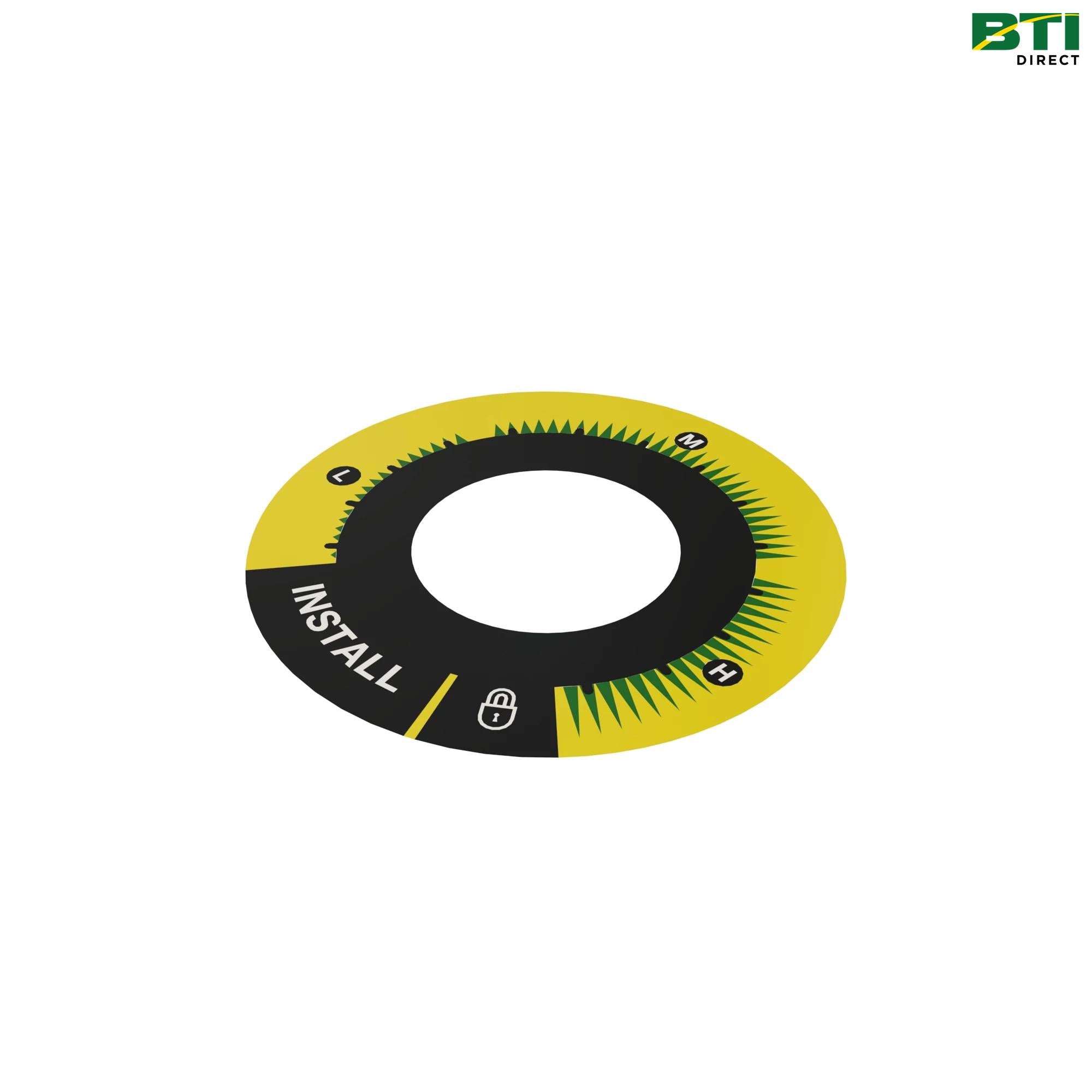 LVU16616: Mower Lift Height Label