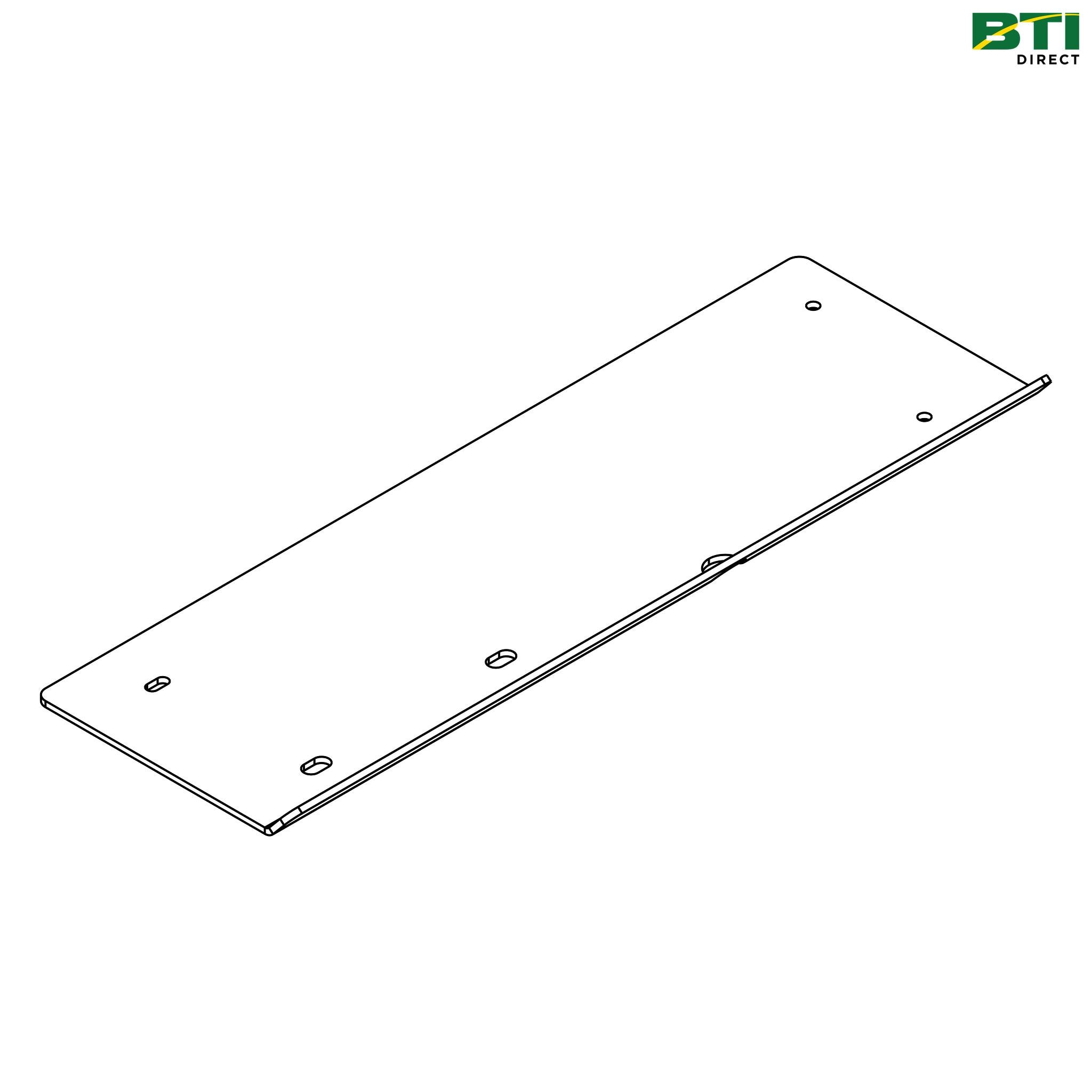 LVU20296: Mower Deck Ramp, Left Side