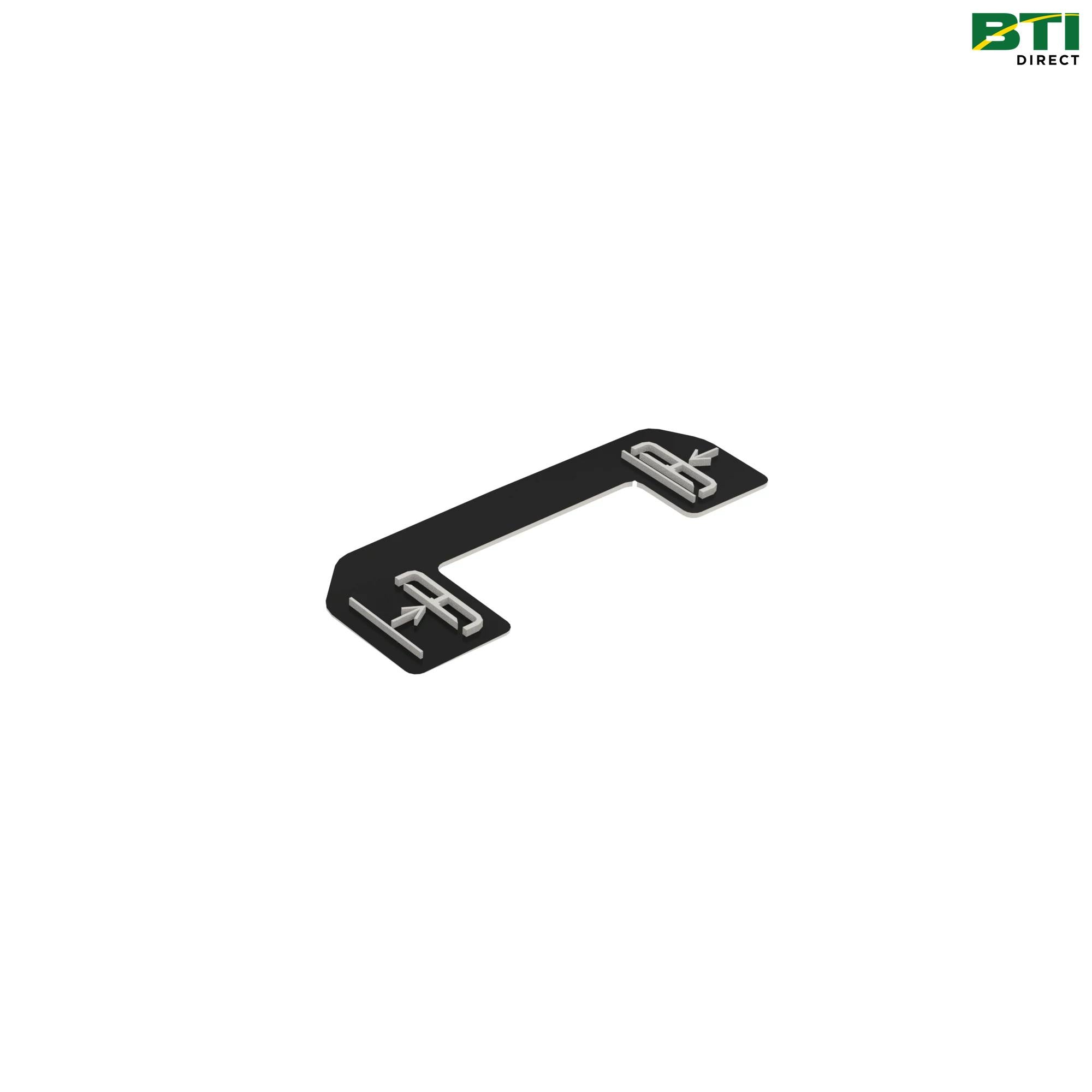 LVU31865: Mower Deck Up/Down Position Label