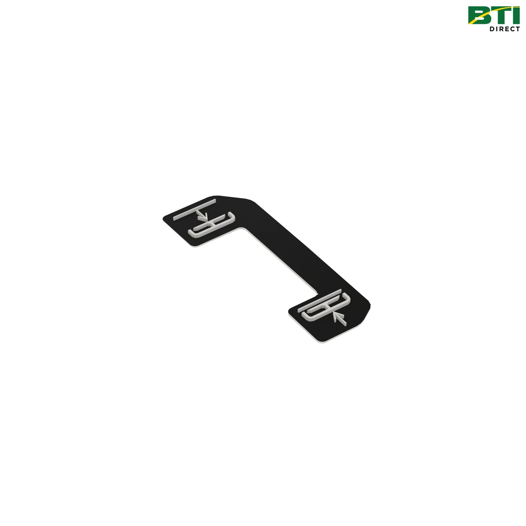 LVU31865: Mower Deck Up/Down Position Label