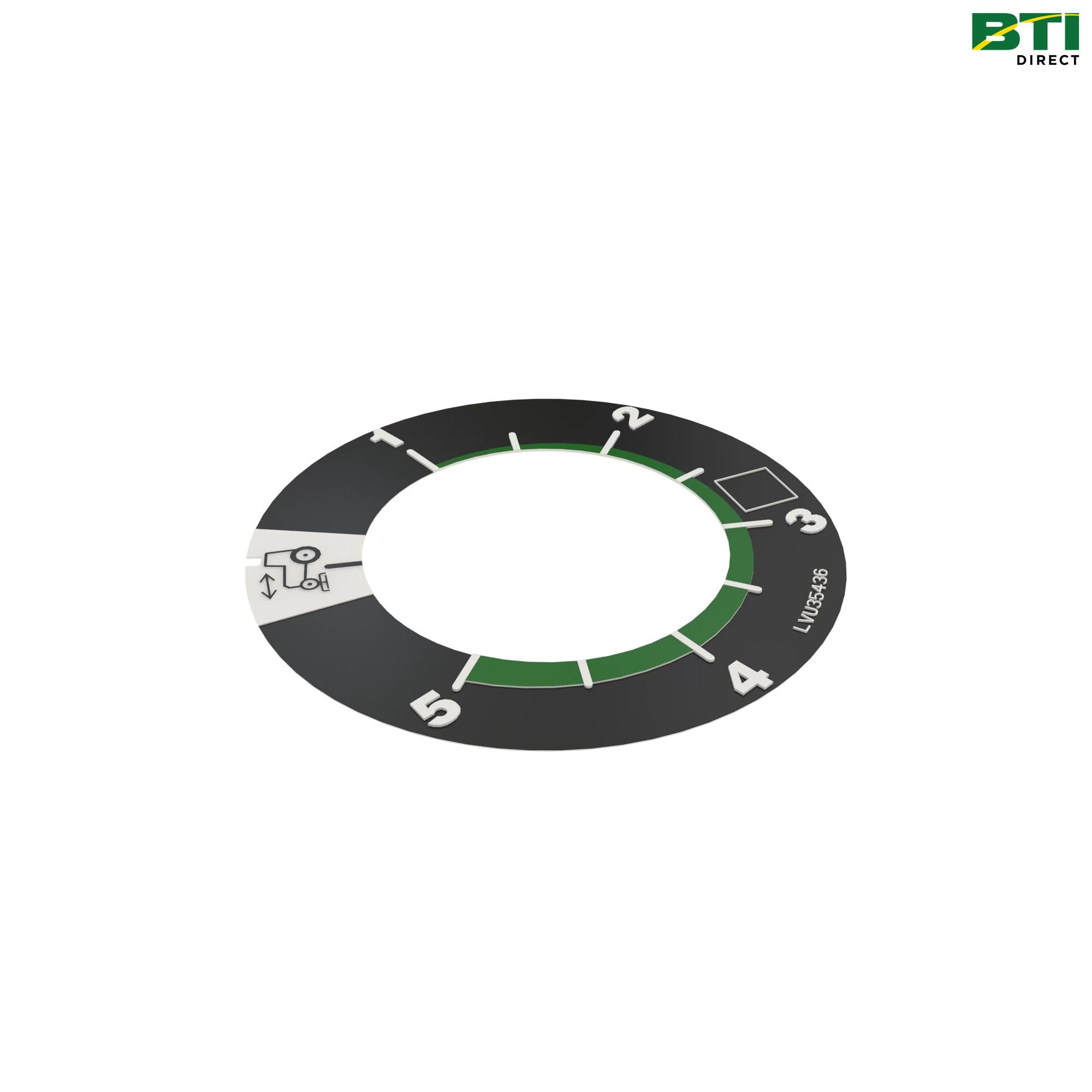 LVU35436: Mower Lift Height Label