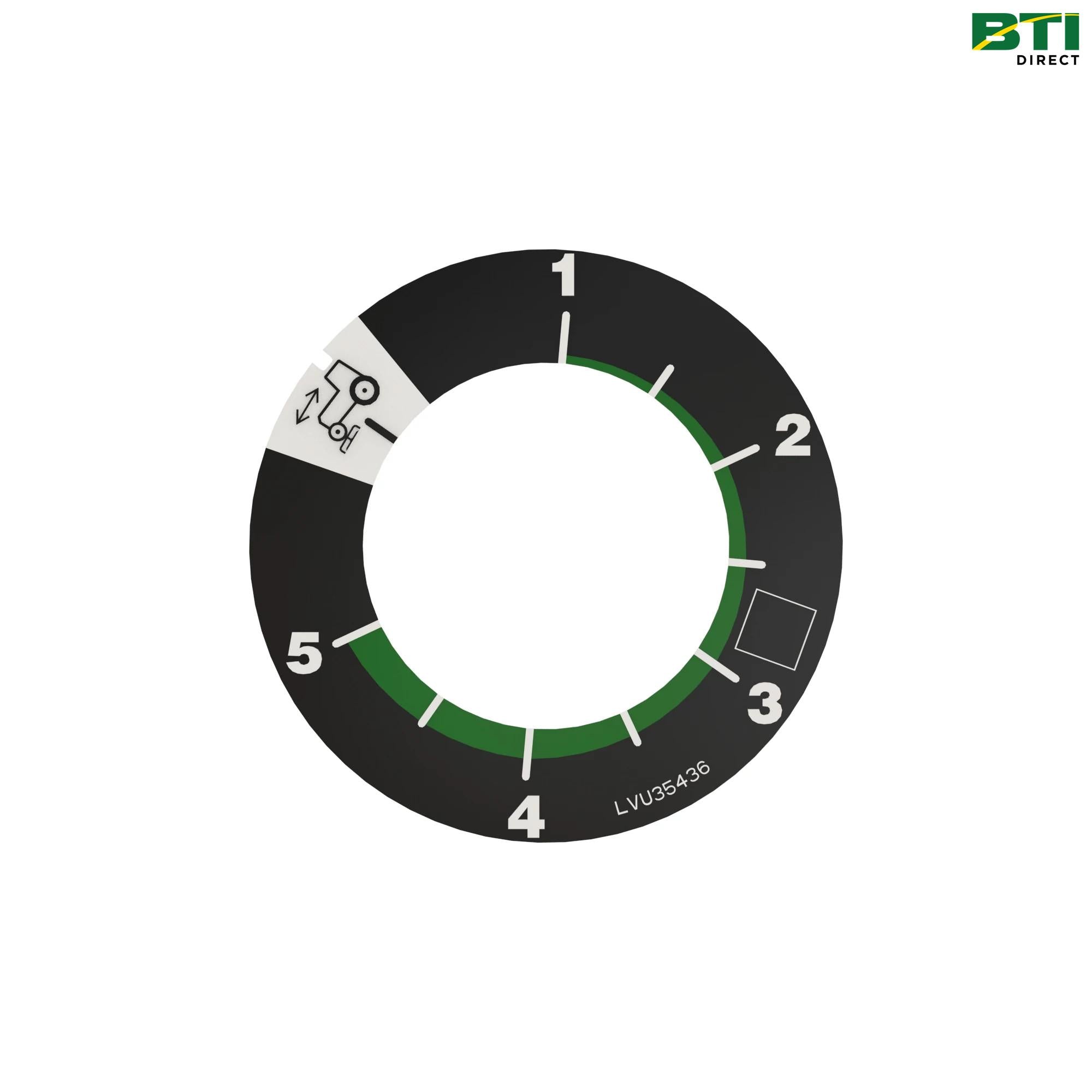 LVU35436: Mower Lift Height Label