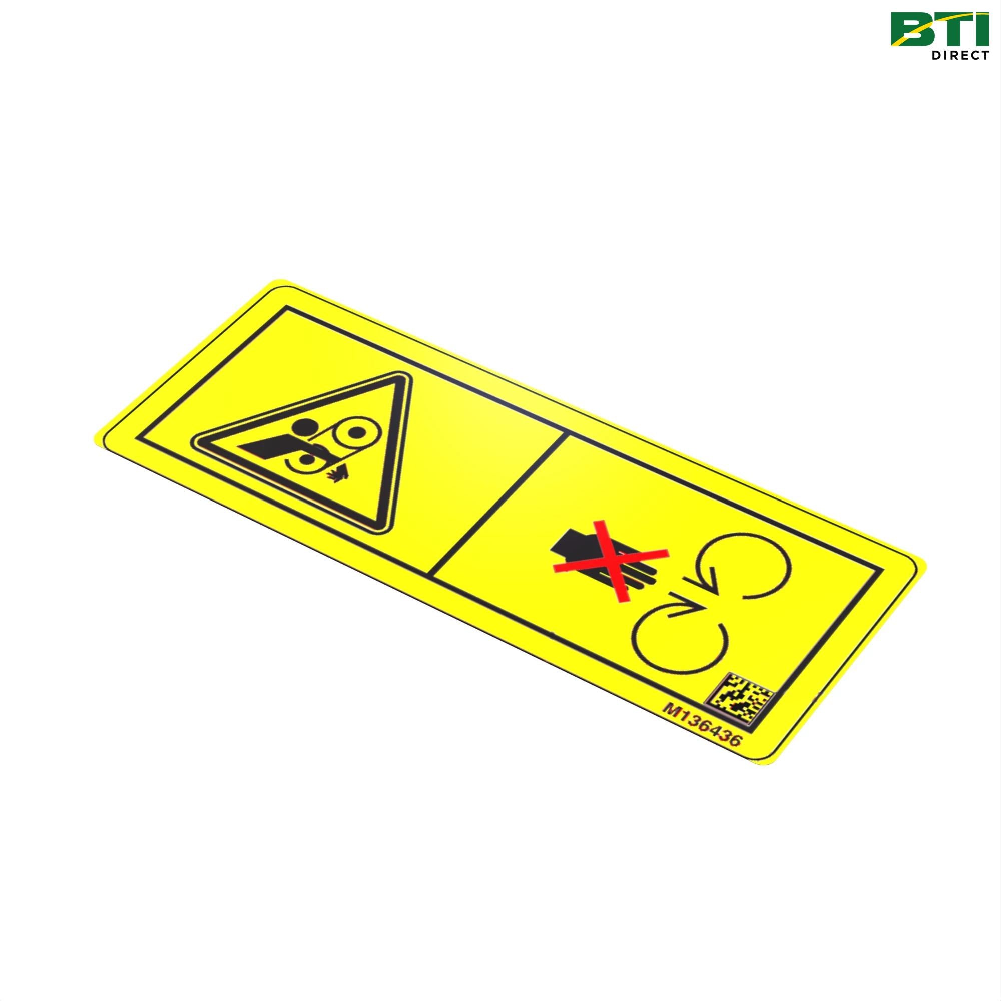 M136436: Safety Sign
