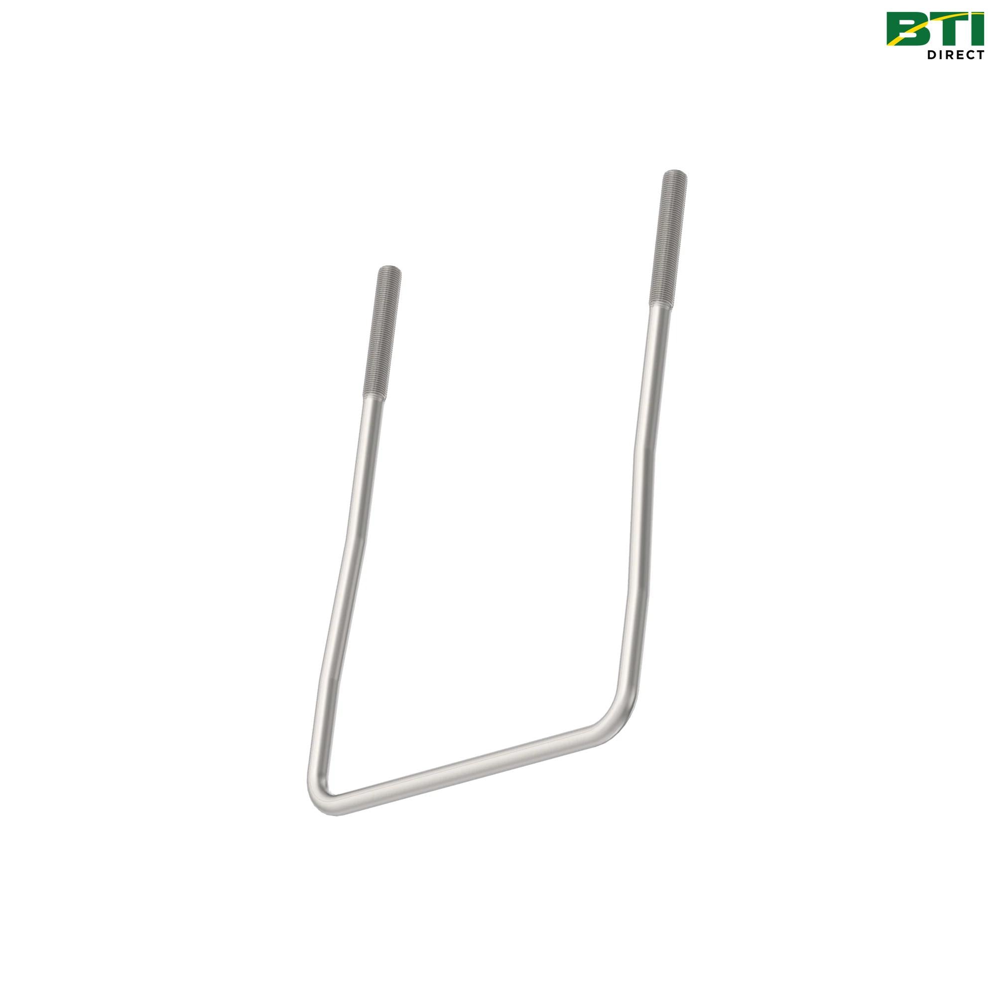 M147445: Rectangular Shape U-Bolt, M12 X 289.625