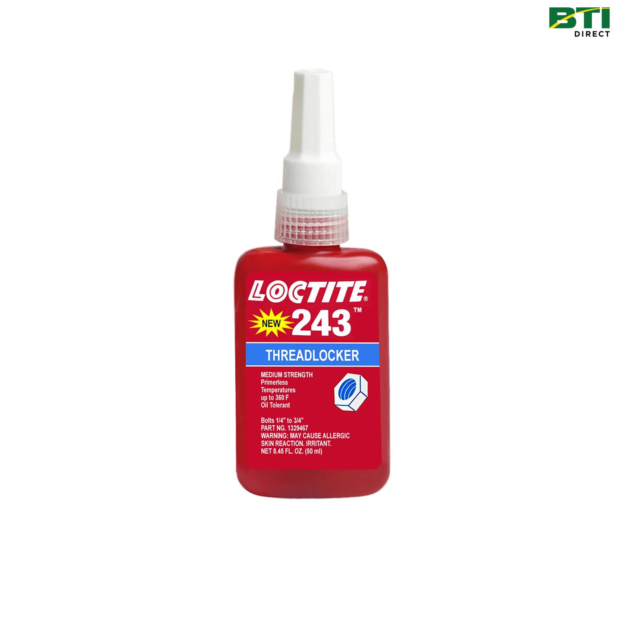 PM1330906: LOCTITE® Threadlocker 243™, 36 ml (1.22 Oz)
