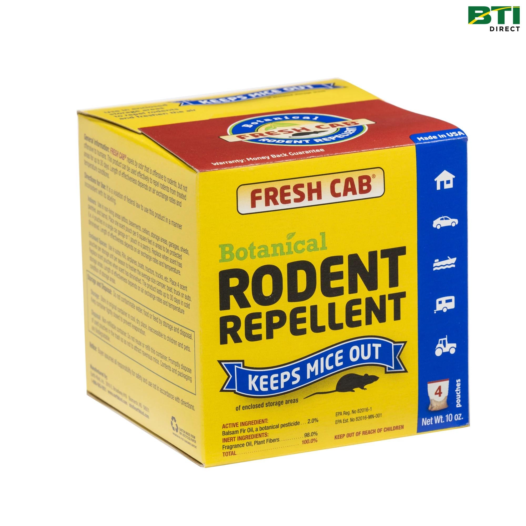 PMFCS12: Fresh Cab Rodent Repellant