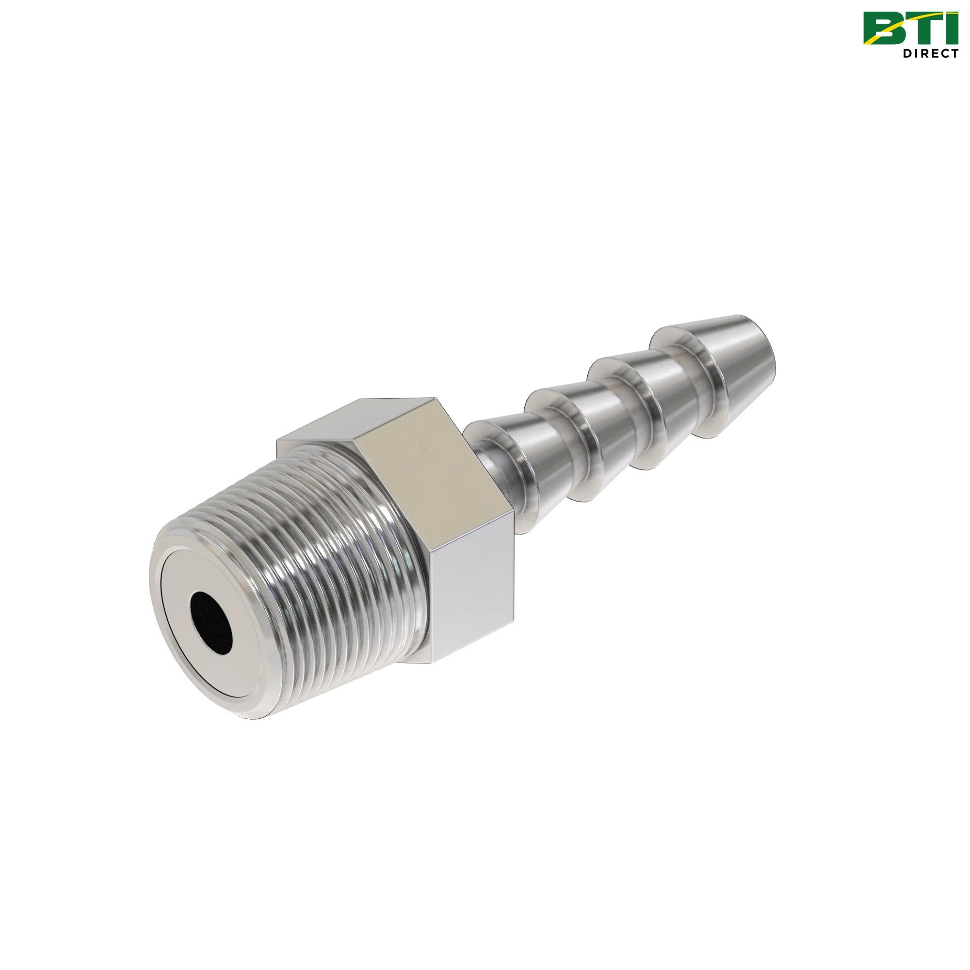 R130951: Straight Male Threaded Connector Hose Fitting