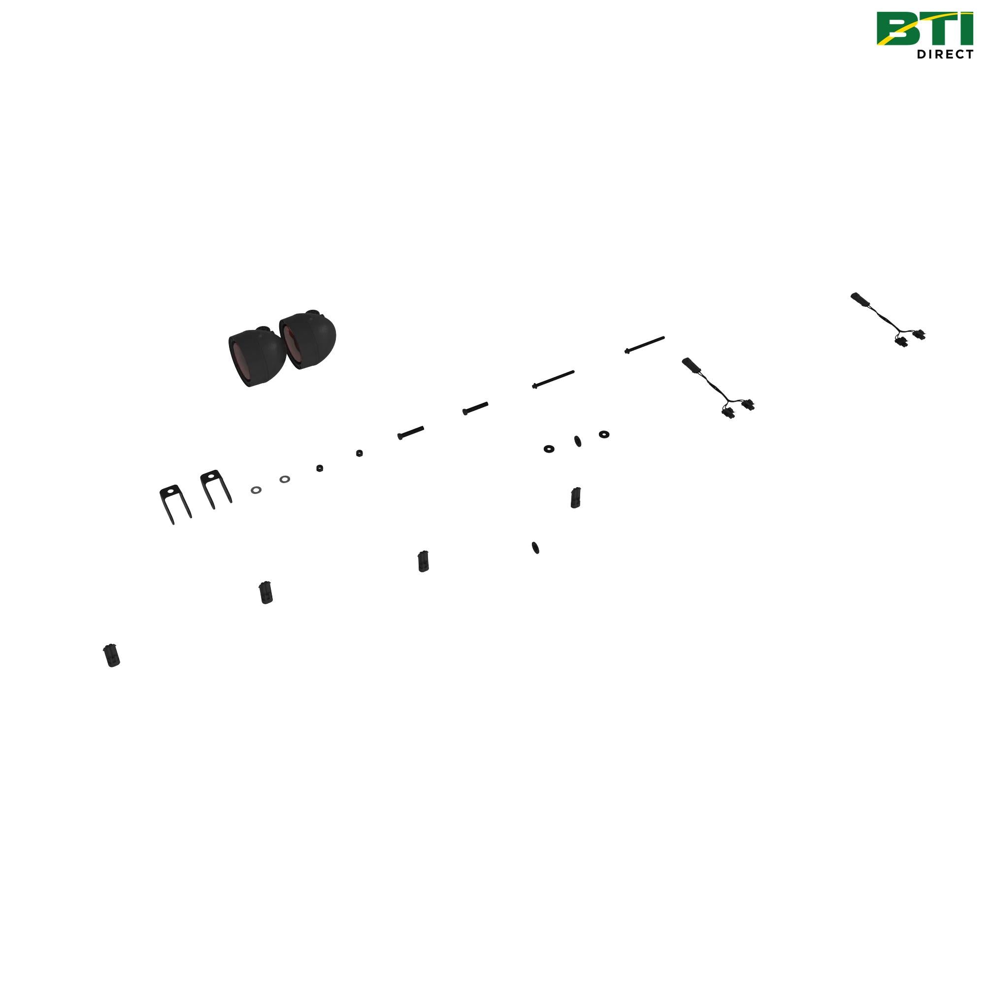 RE228854: Auxiliary Cab Work Light Kit