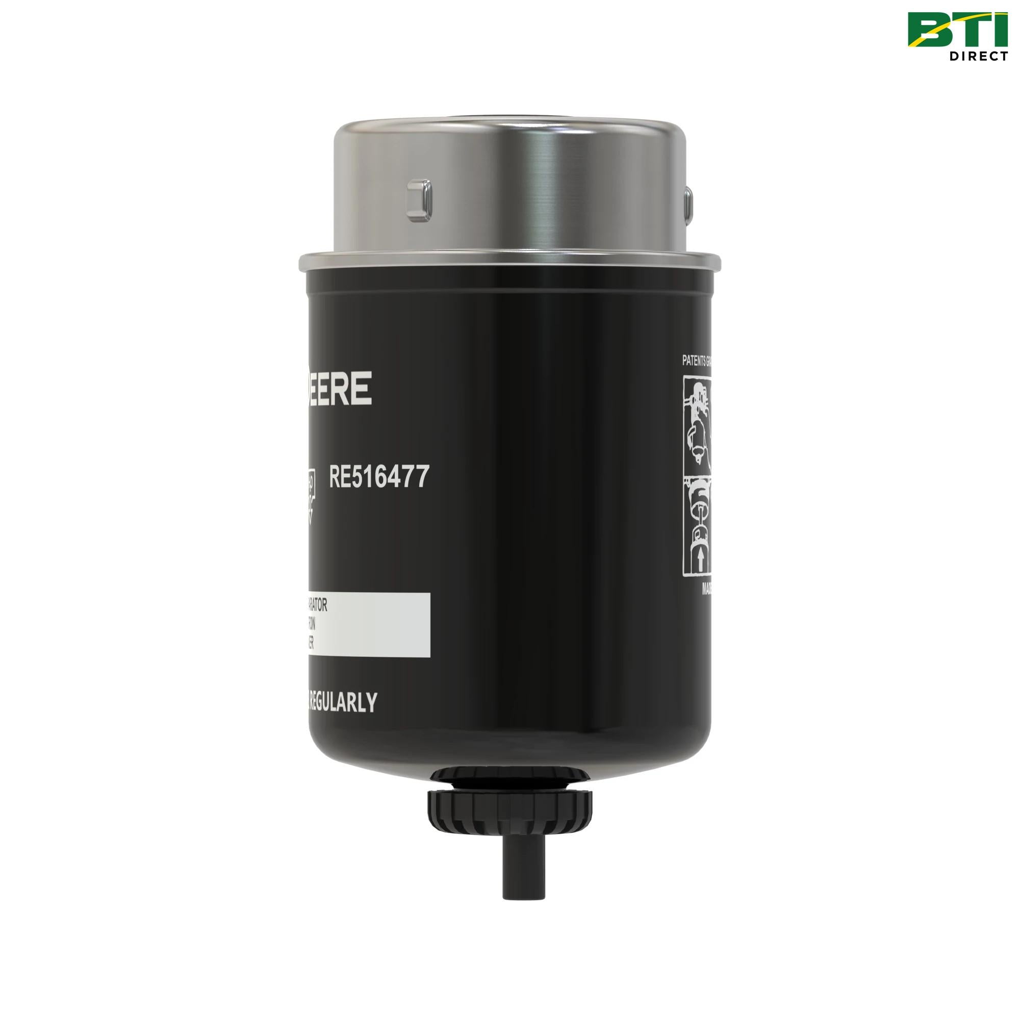 RE516477: Fuel Filter with Drain Valve