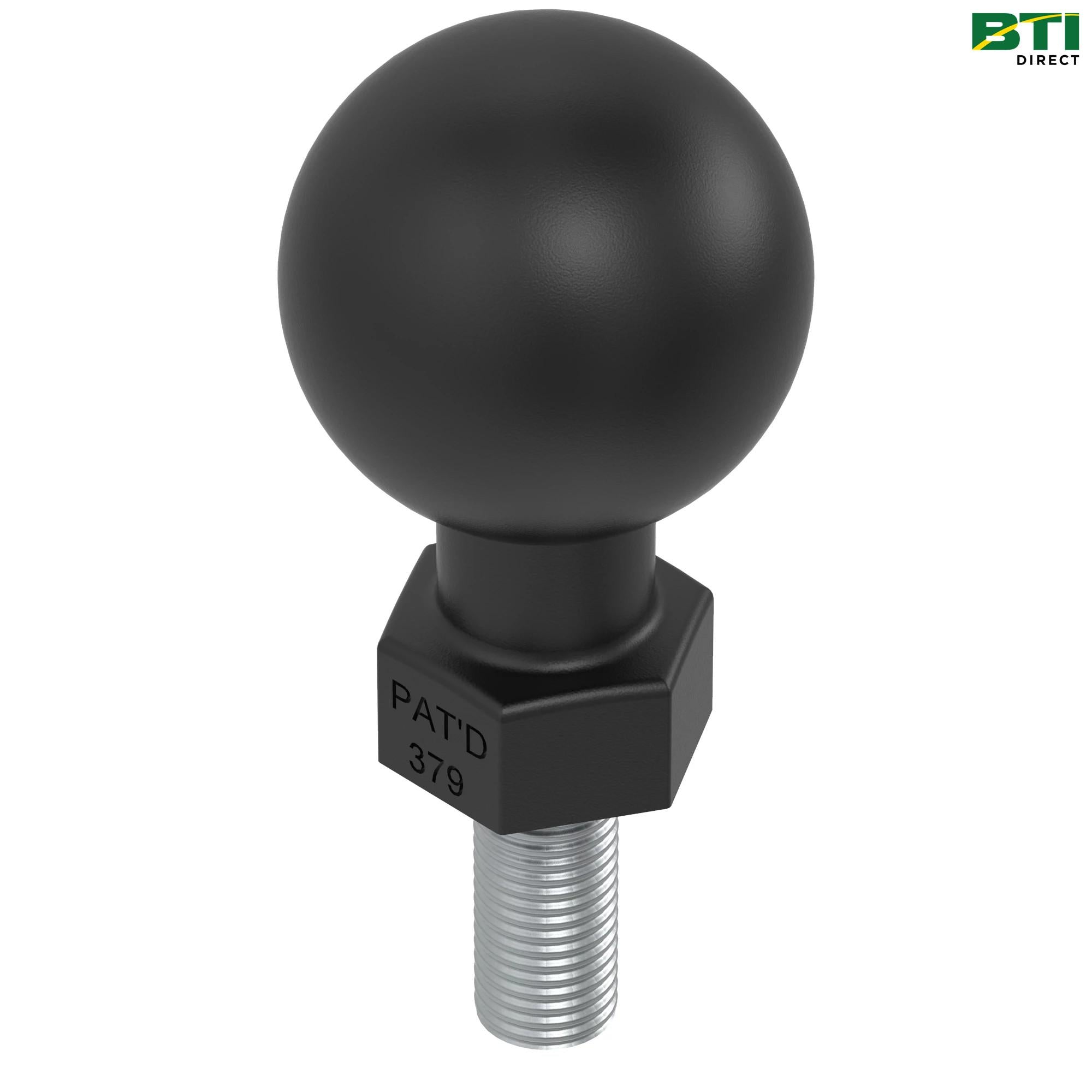 RE576490: 10 mm (0.4 inch) Stud for 8.1 mm (1.5 inch) Ball Mount