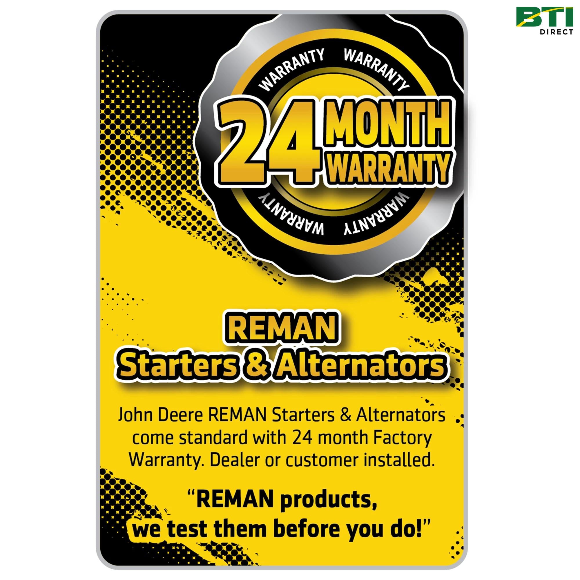 SE501824: REMAN Alternator, 12 Volt, 40 Amp