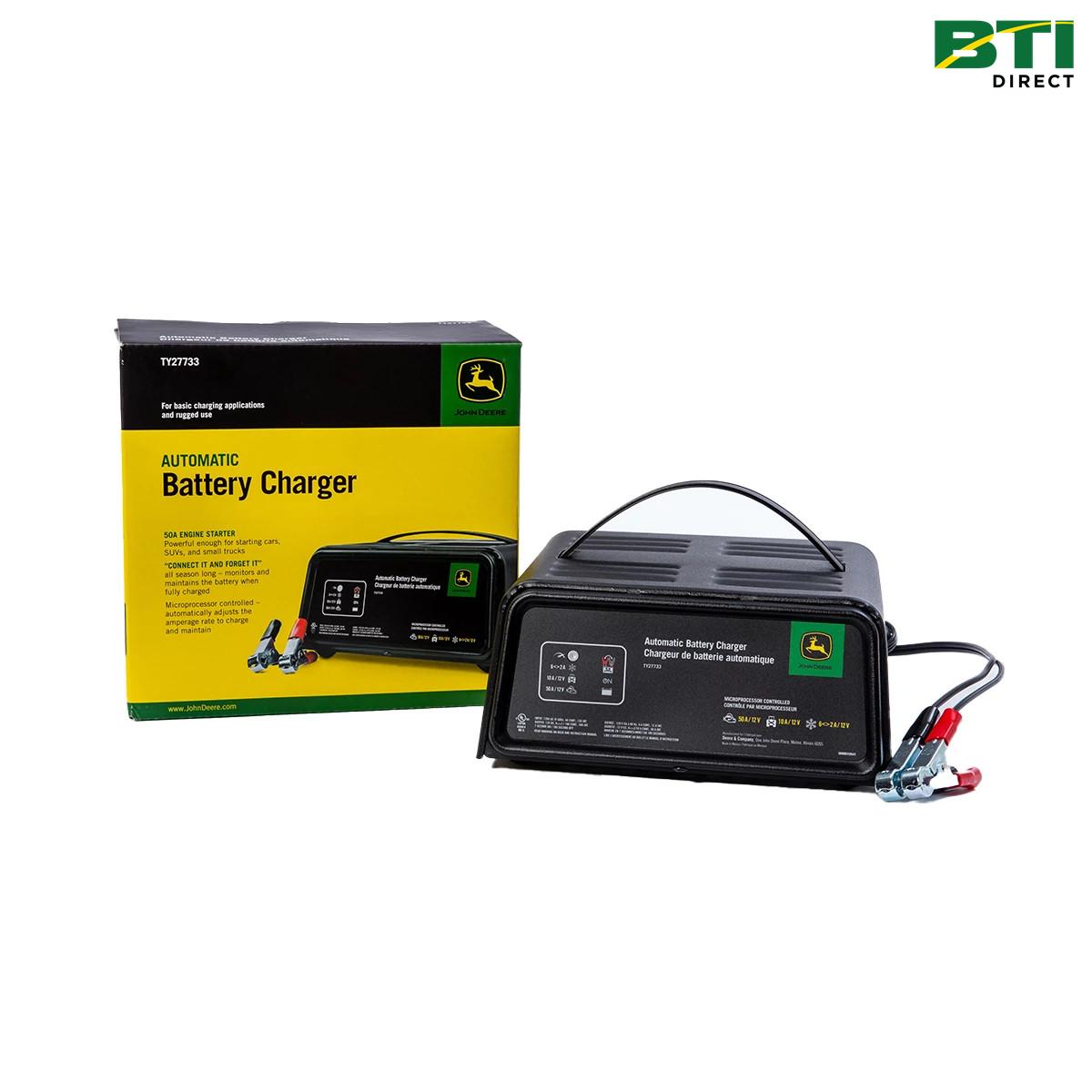 TY27733: Automatic Battery Charger with Engine Start and Timer