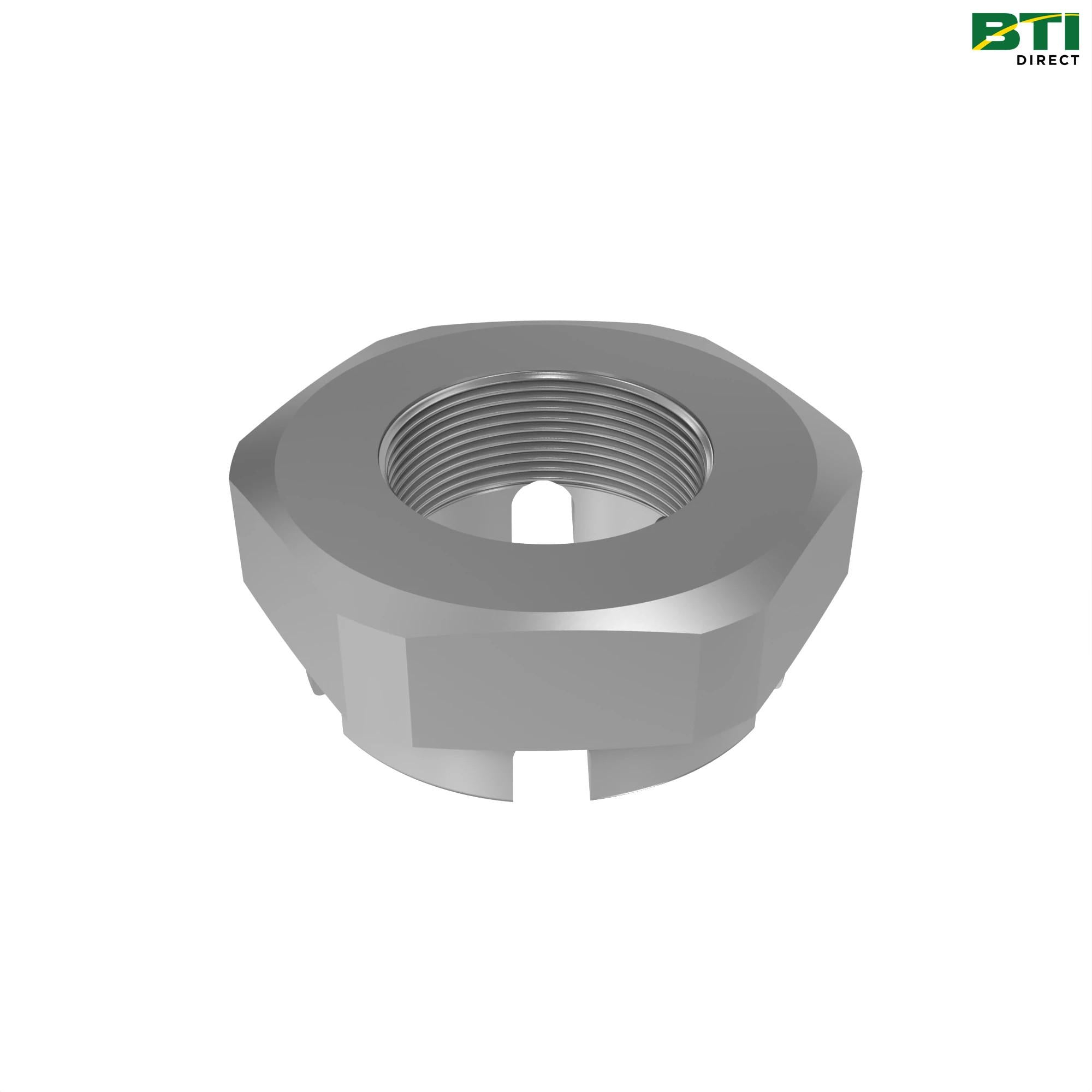 W52936: Hexagonal Slotted Nut, M36