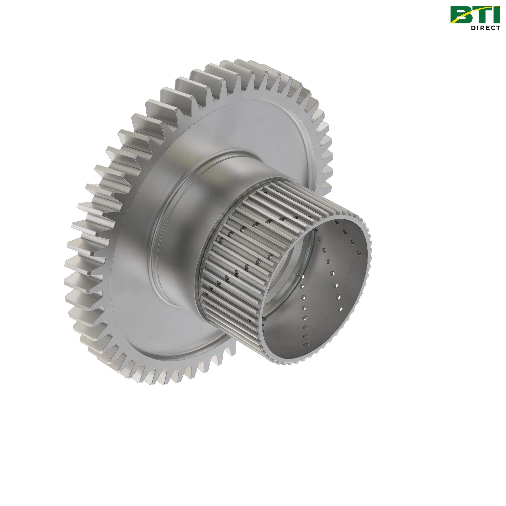 YZ104092: Helical Gear with Hub, 53 Teeth