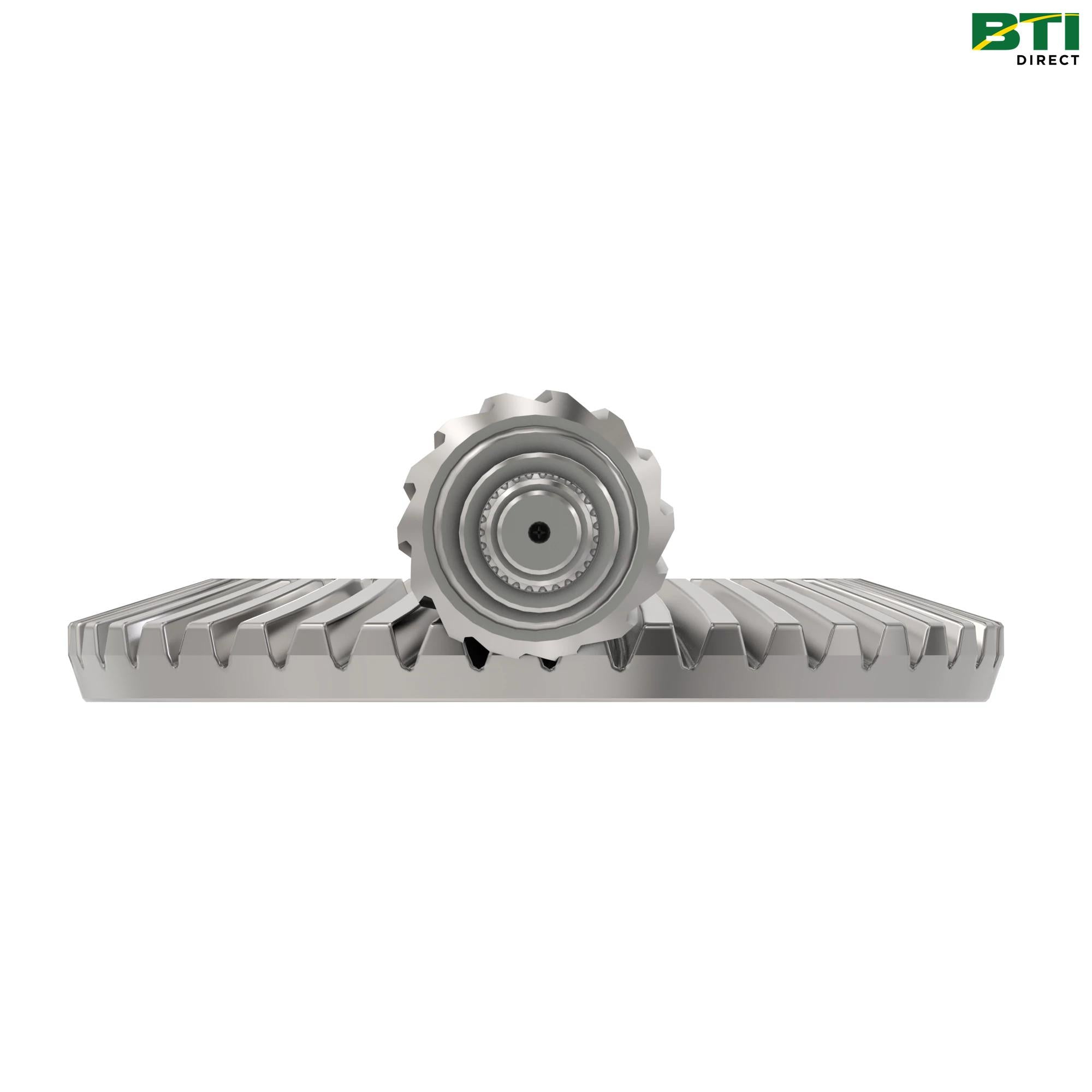 YZ120672: Differential Ring and Pinion Gear Assembly, Right Side