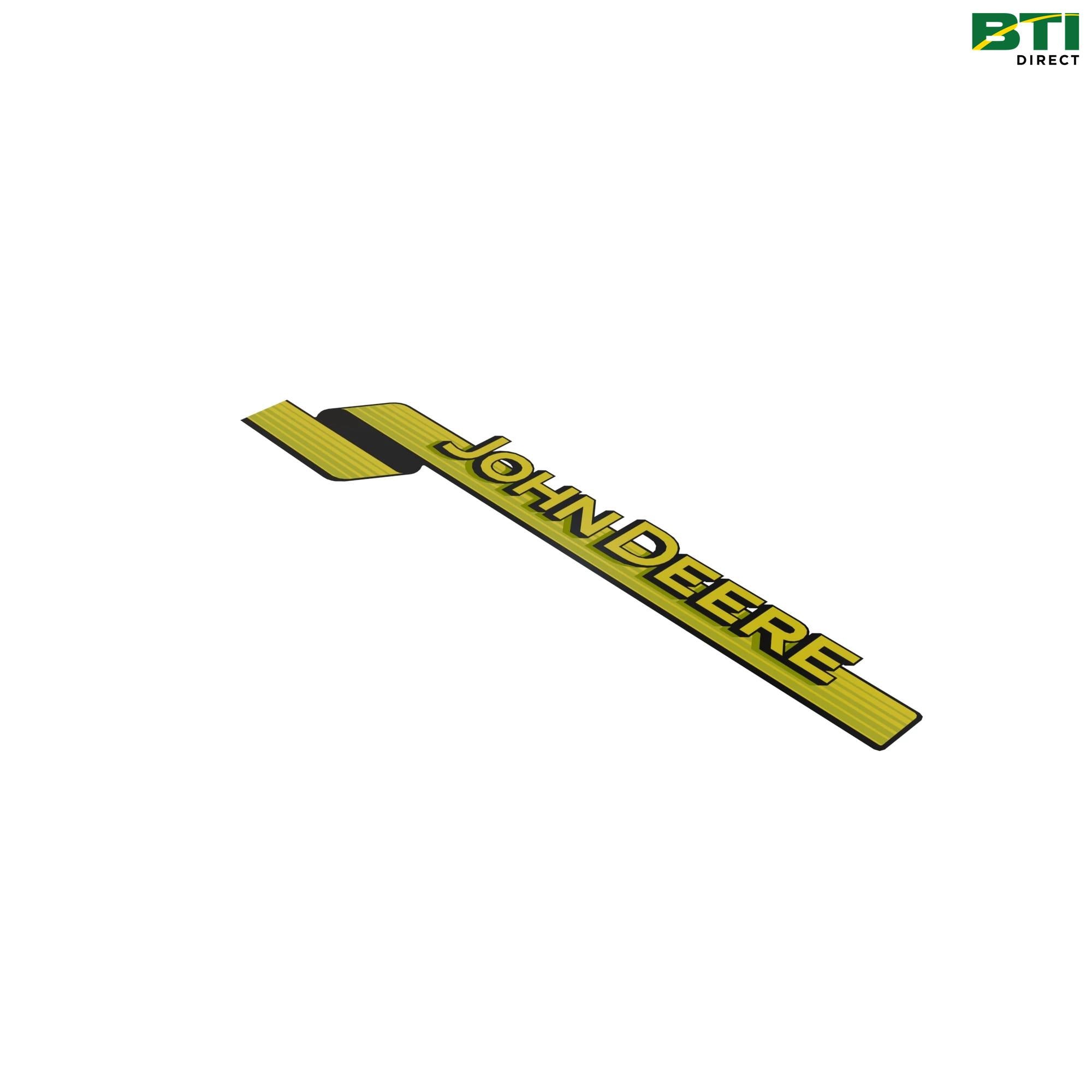 Z101073: John Deere Label, Right Side