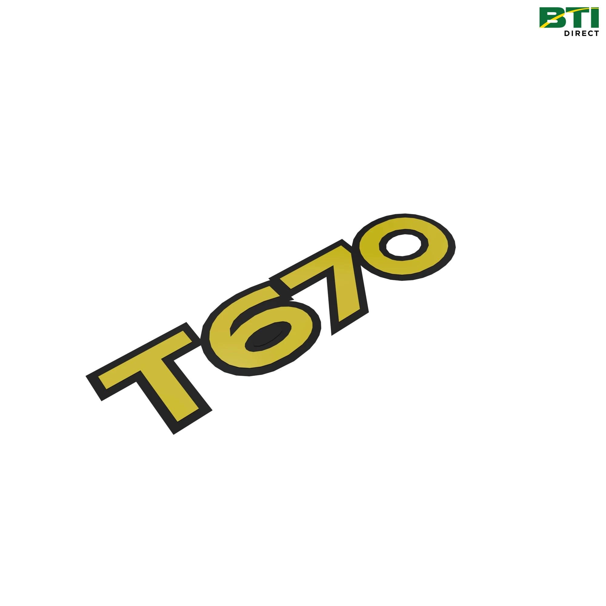 Z104092: T670 Label