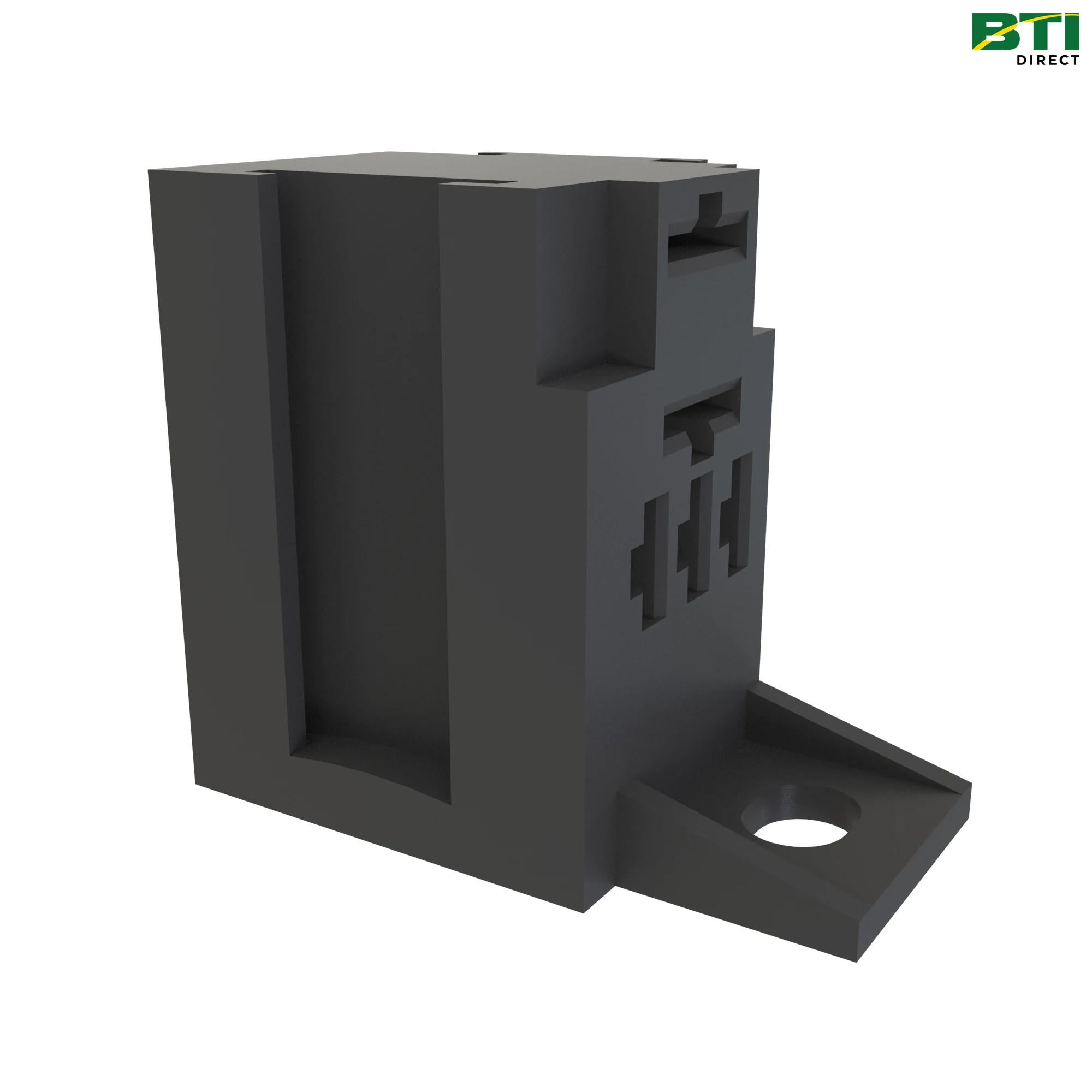 Z61311: Black Electrical Connector Housing, 5 Cavities
