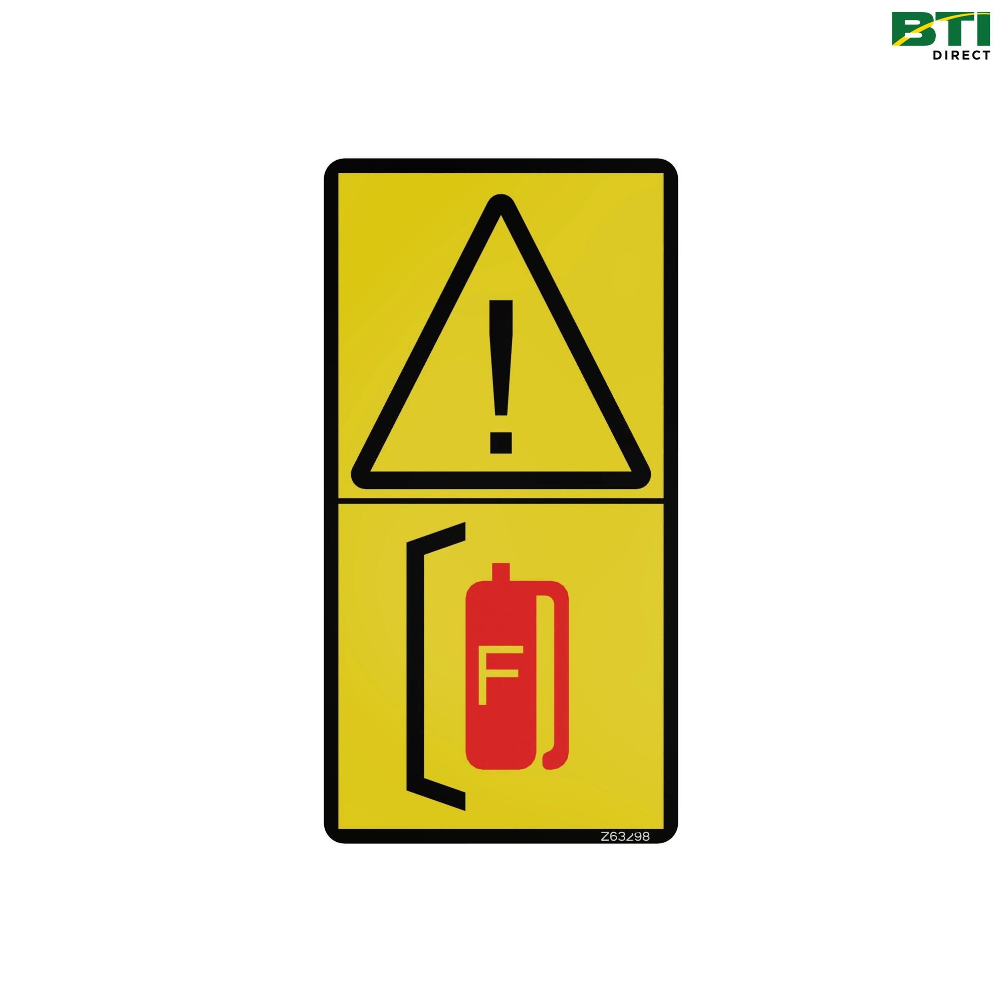 Z63298: Caution Label