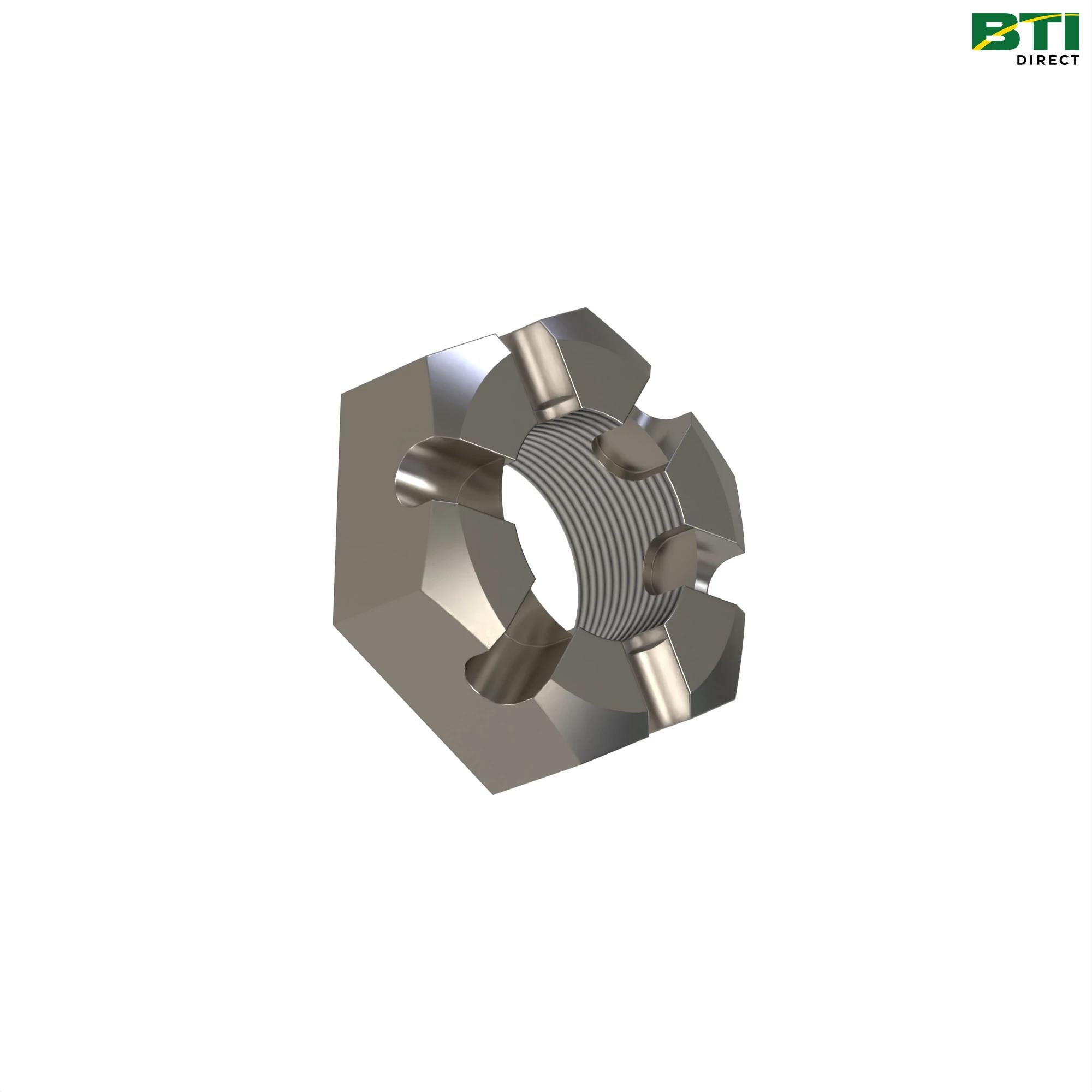 Z9958H: Hexagonal Slotted Nut, 5/8"