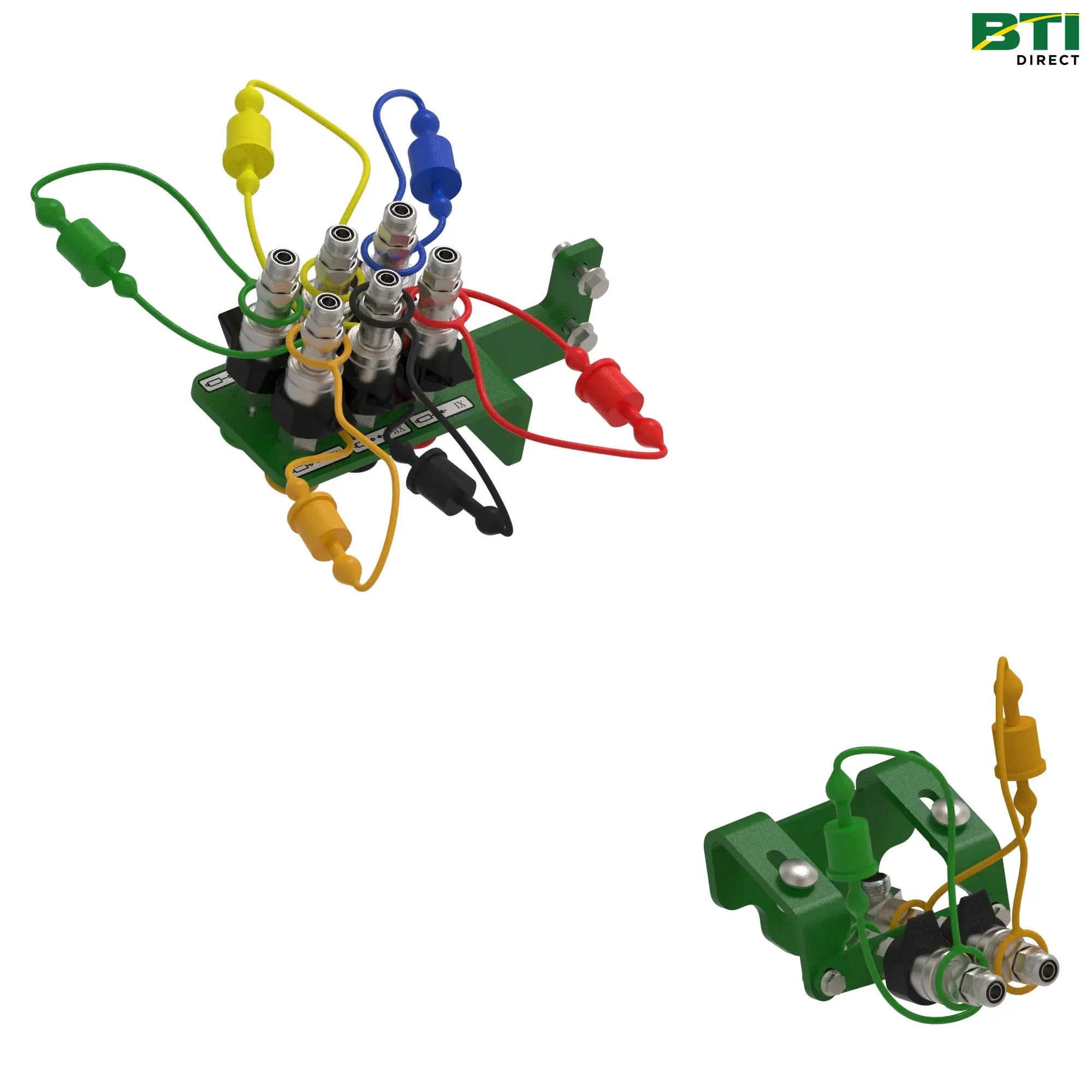 BXX11136: 3-Functions Hydraulic Quick-Connect Coupler Attachment