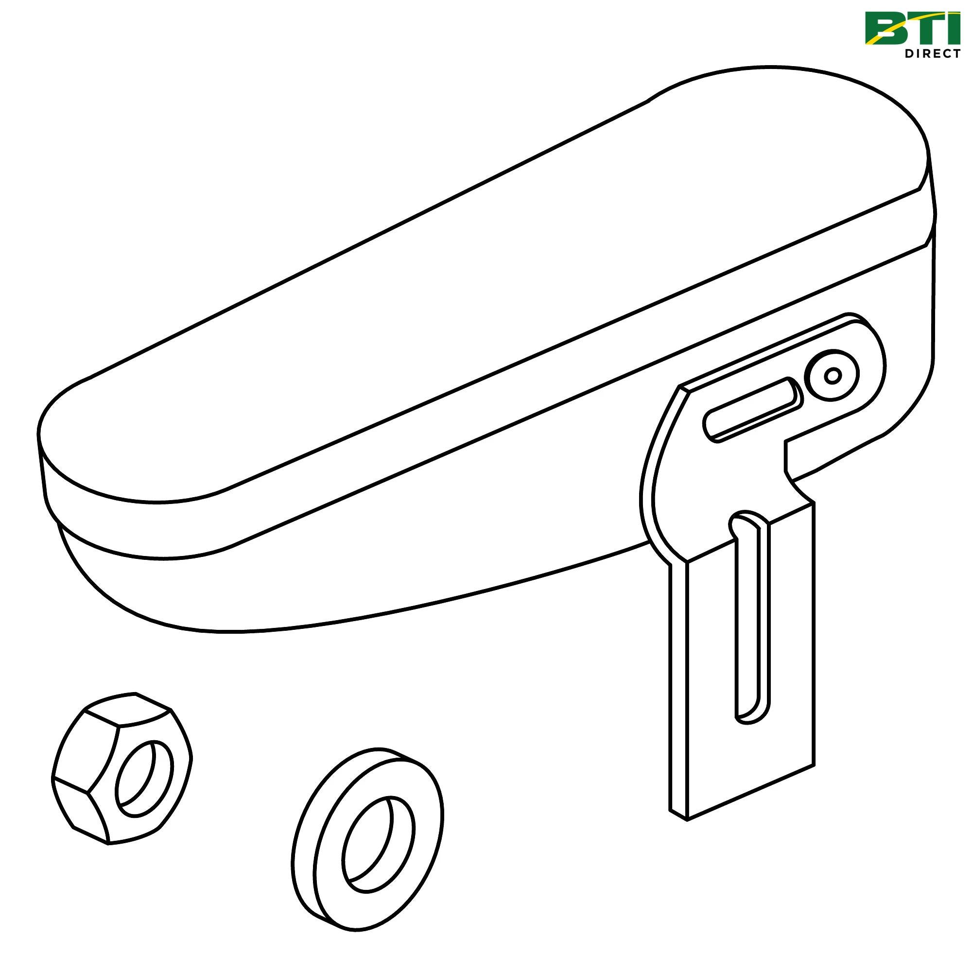 AL223508: Left Side Armrest Kit