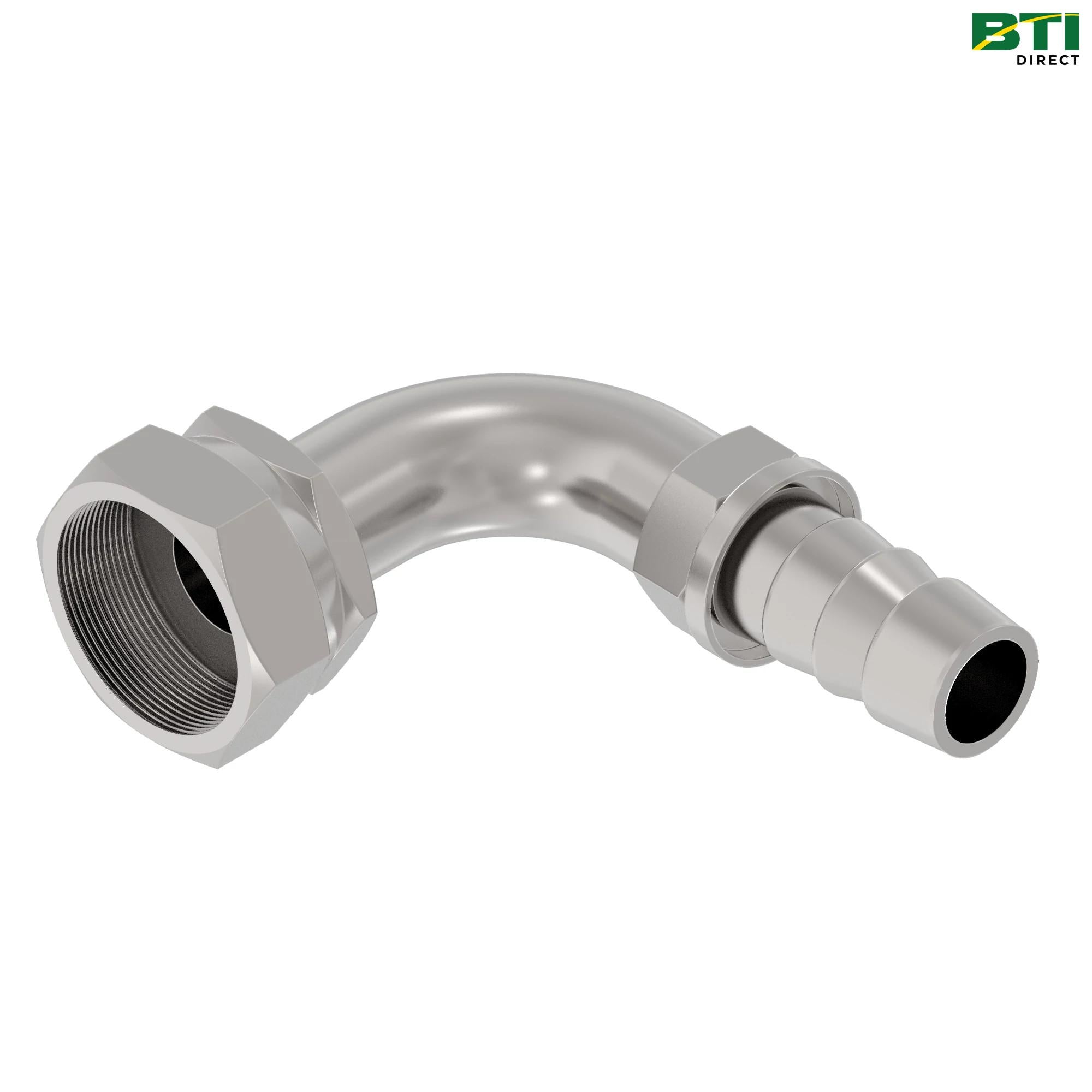 AN374872: Female Swivel 90 Degree Elbow Fitting