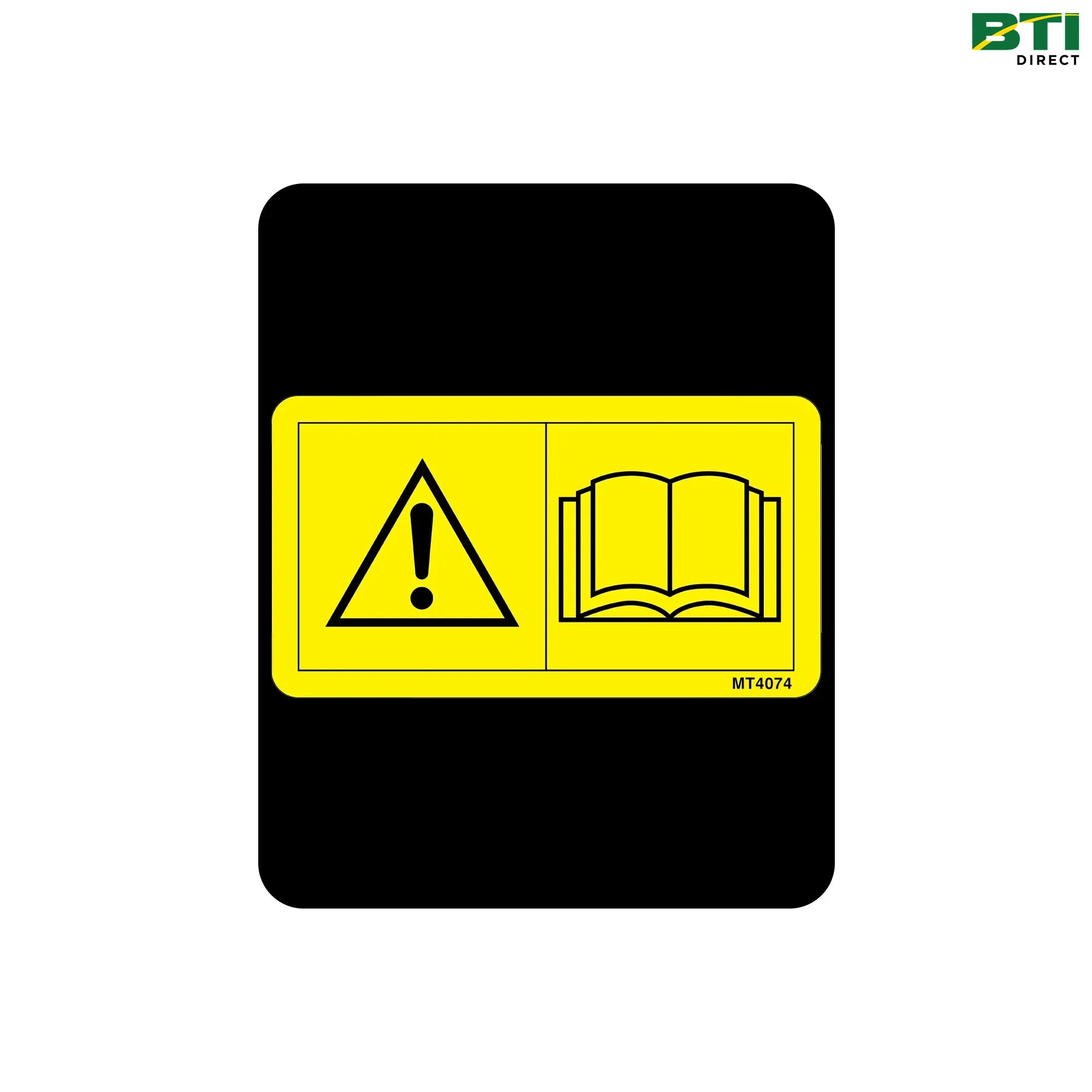 MT4074: Caution Decal