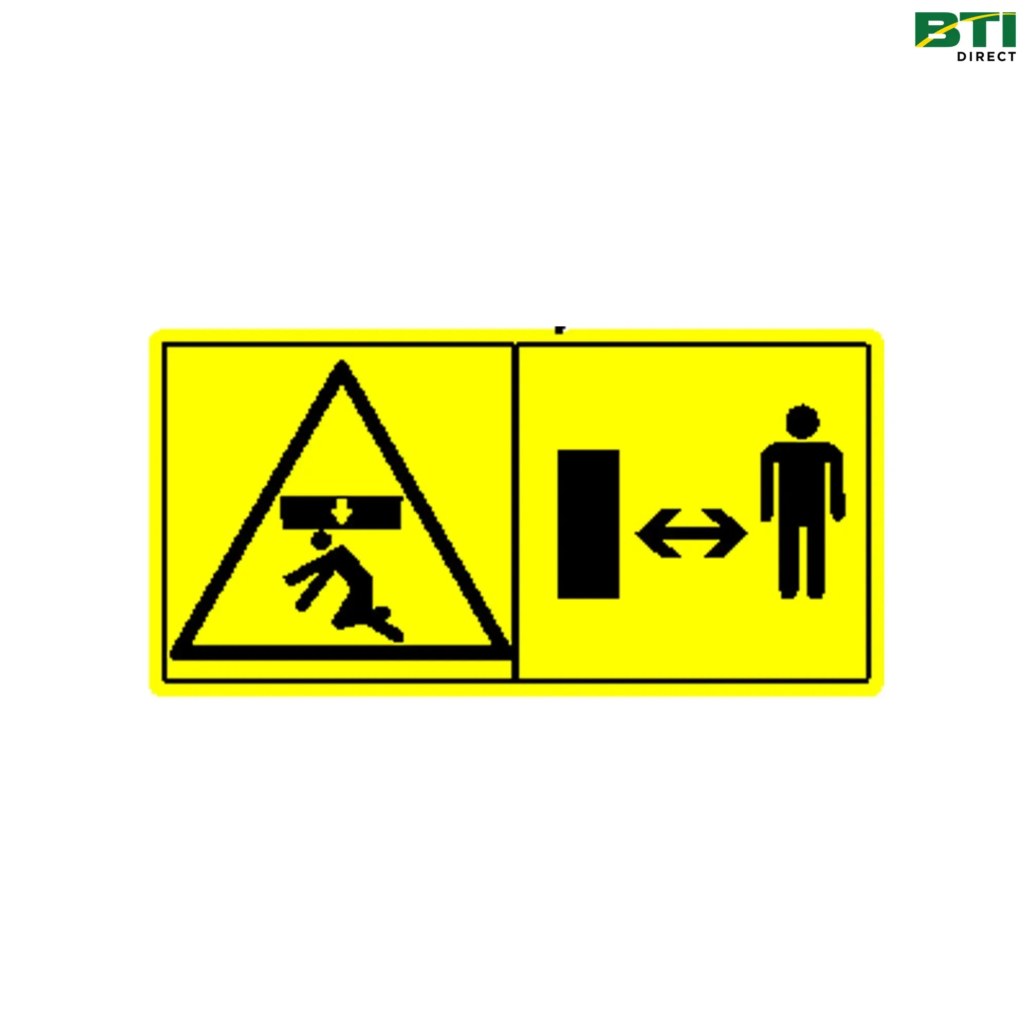 N402757: Crushing Caution Decal