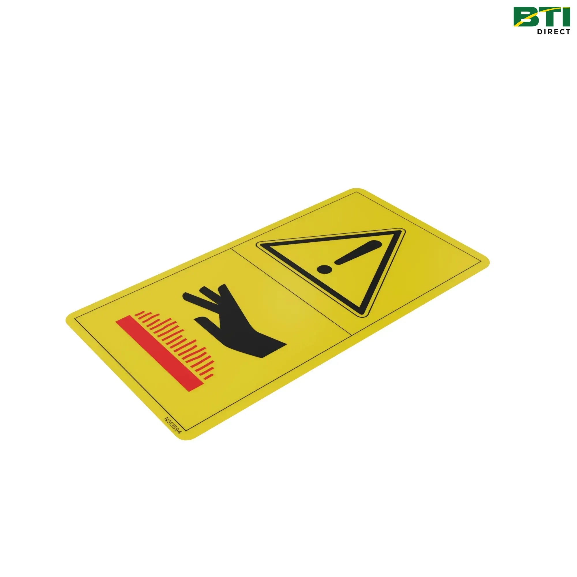 N313594: Exhaust Heat Warning Label