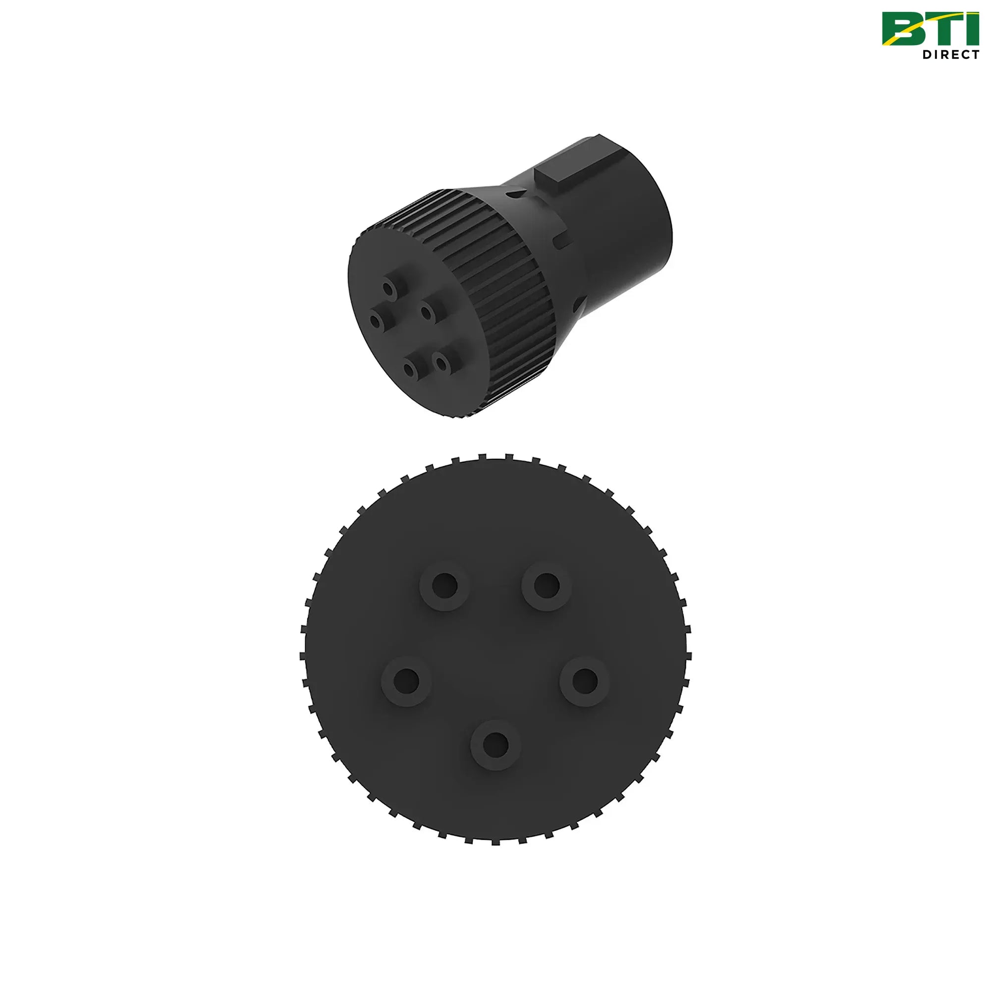 N282064: Gray Electrical Connector Assembly, 5 Cavities