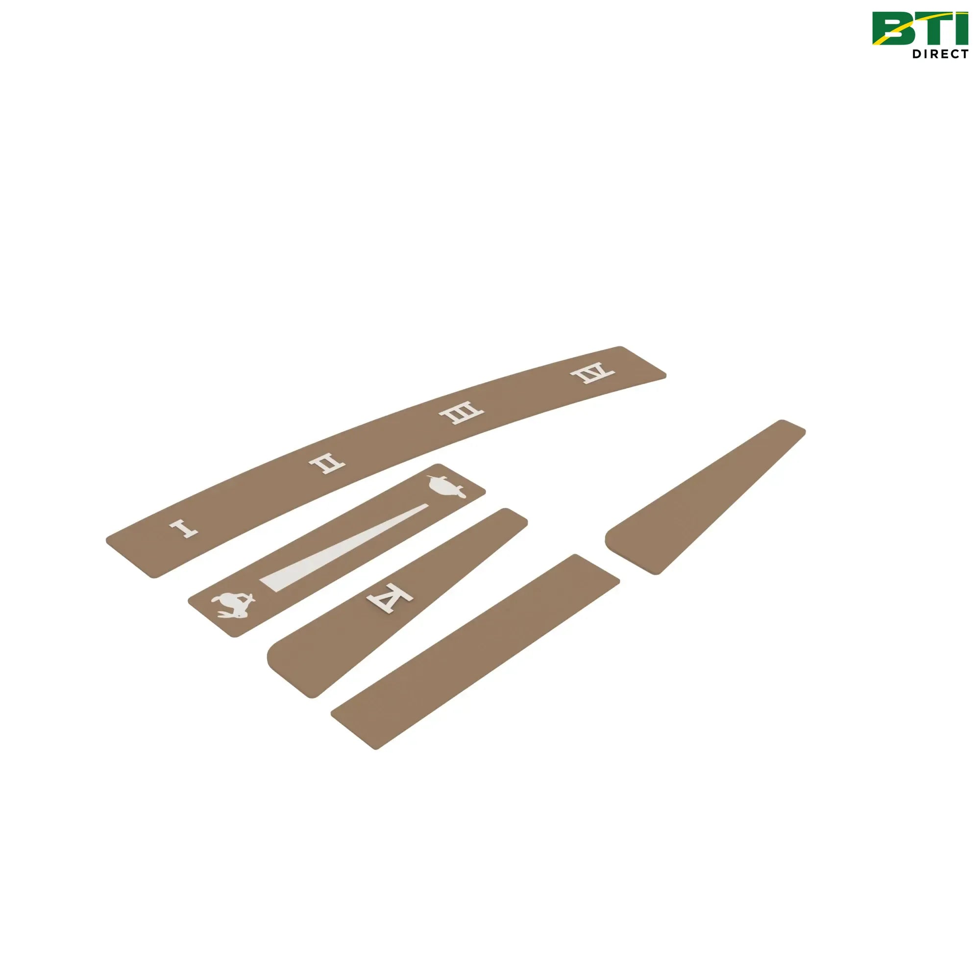 RE204718: Armrest Control Housing Label Kit