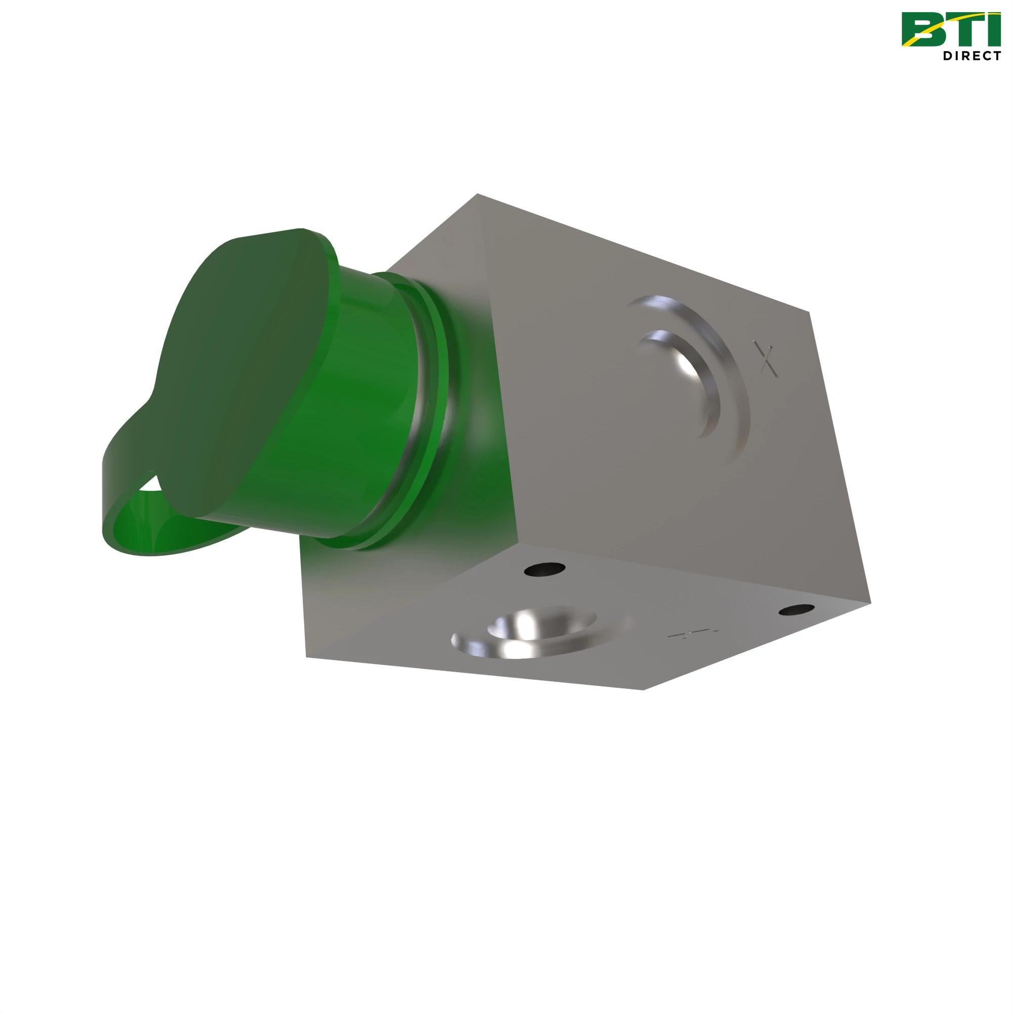 AL208342: Quick Coupler Plug with Shut-Off Valve
