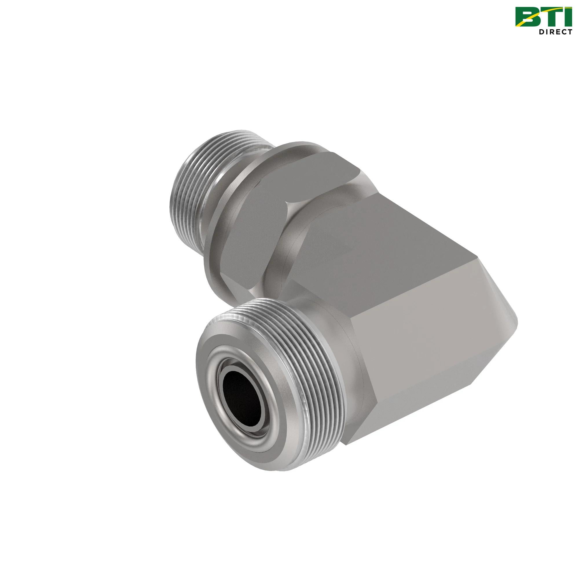 38H5025: 90 Degree Adjustable Stud Elbow Fitting
