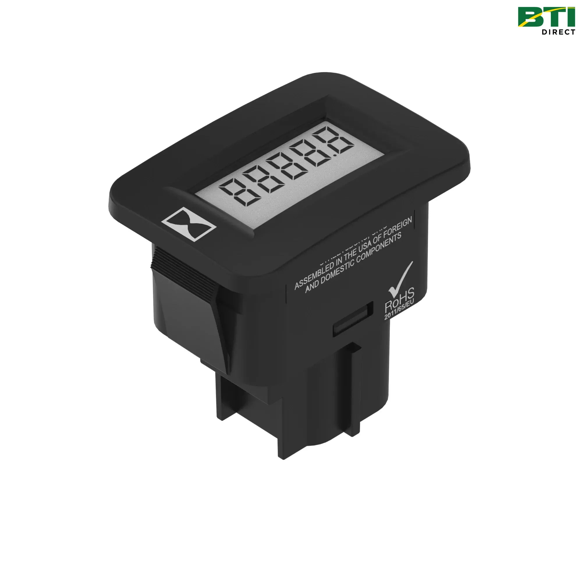 AUC18165: Rectangular Case Hour Meter Gage