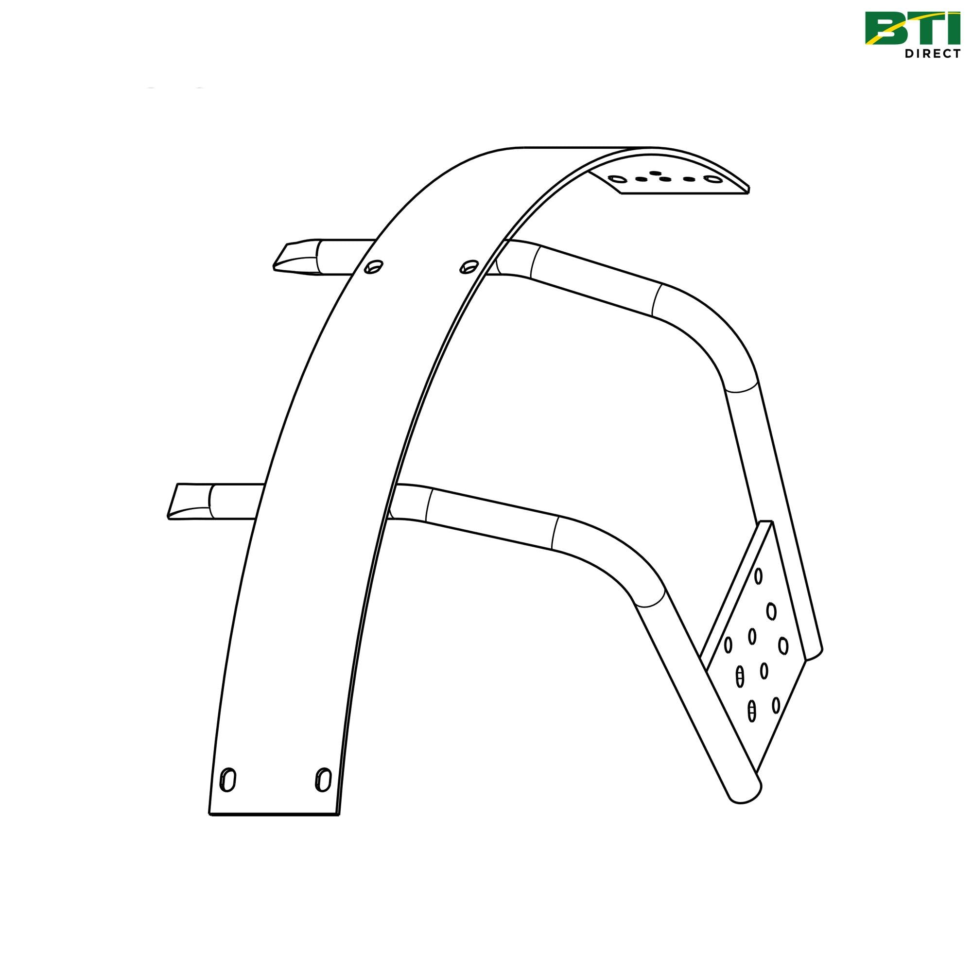 SJ20781: Front Fender Support, Right Side