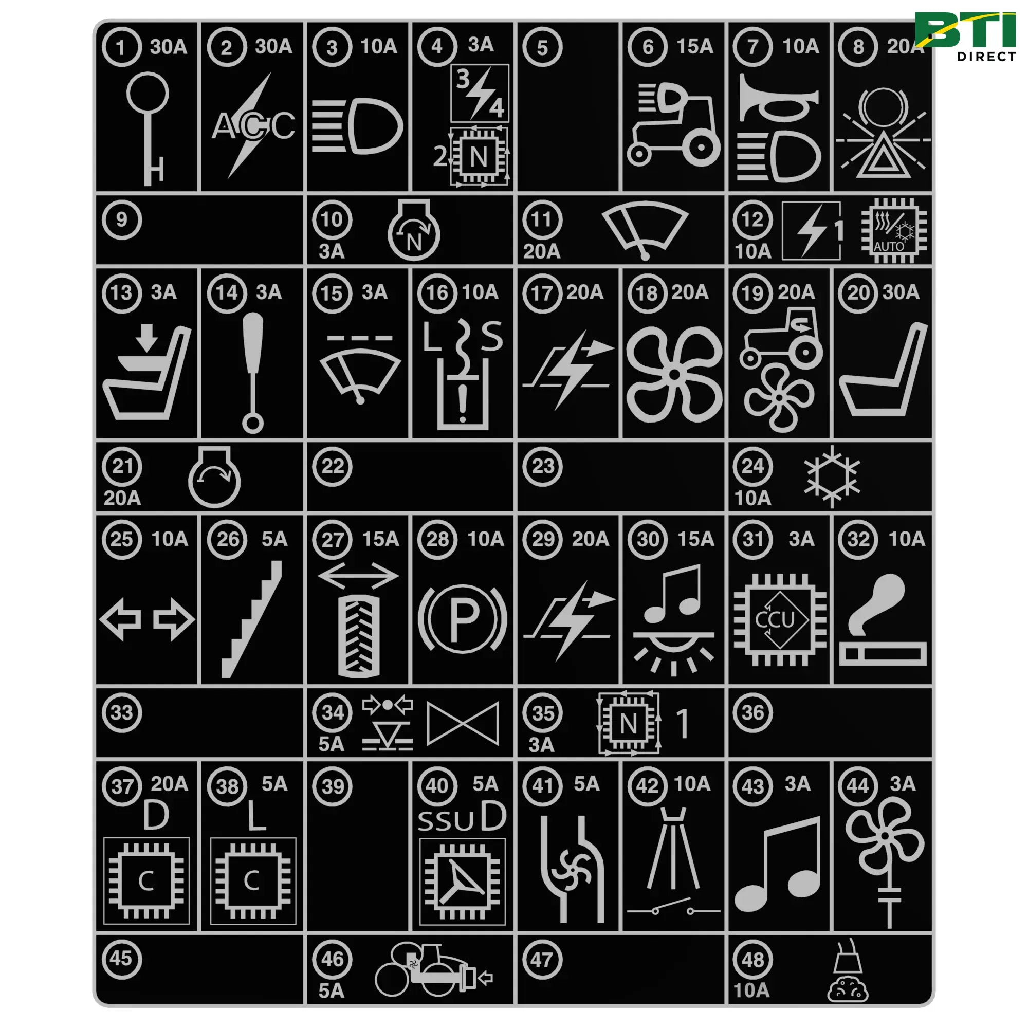 N318879: Electrical Load Center Label