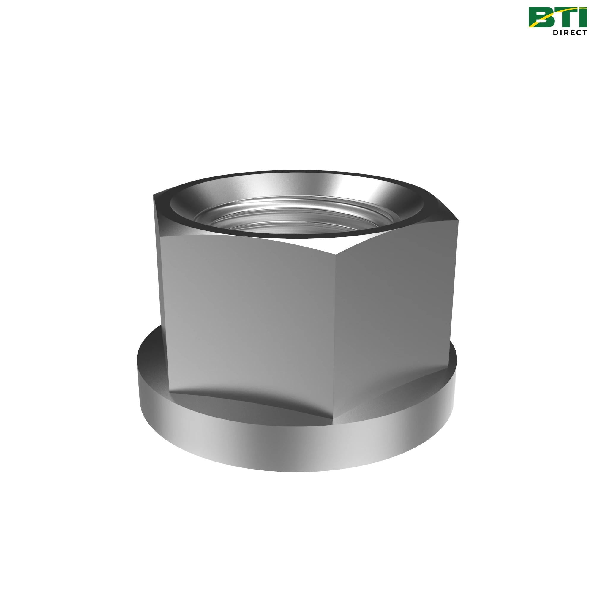 14M7303: Hexagonal Flange Nut, M6