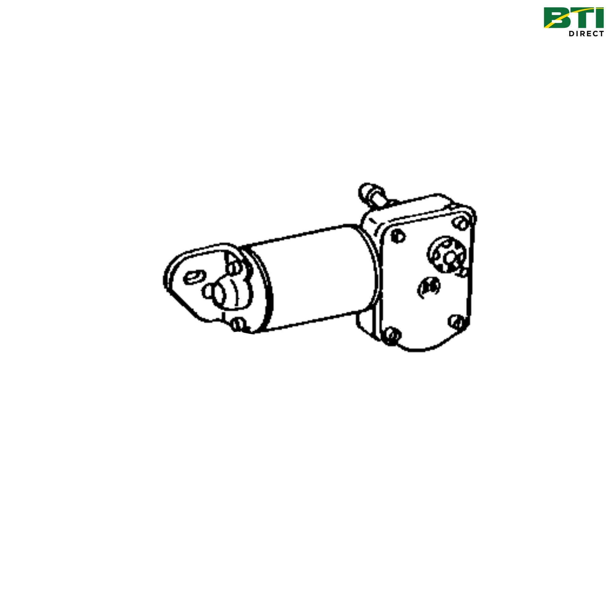 AR56691: LH Windshield Wiper Motor with Mounting Bracket