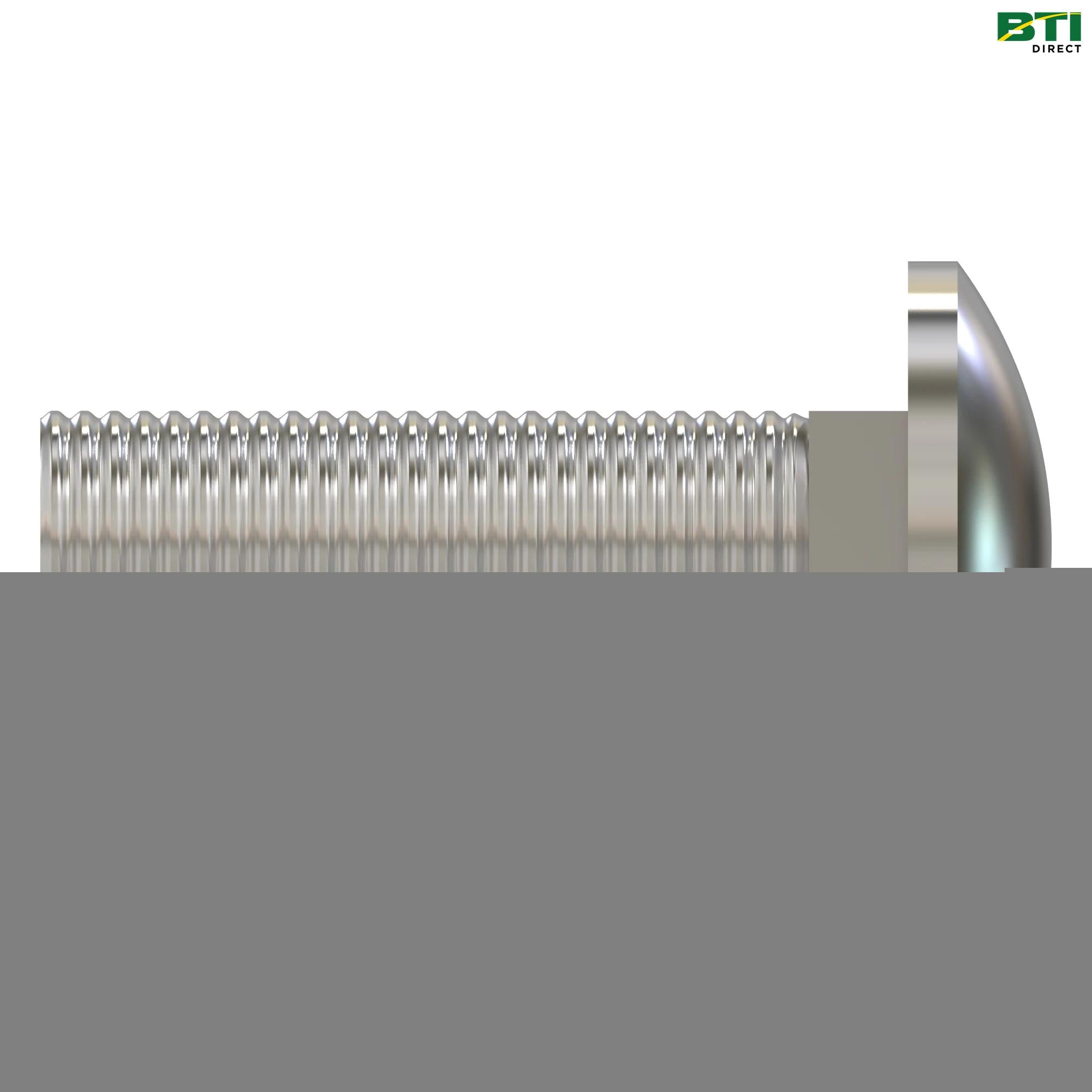 03M7375: Round Head Square Neck Bolt, M10 X 30