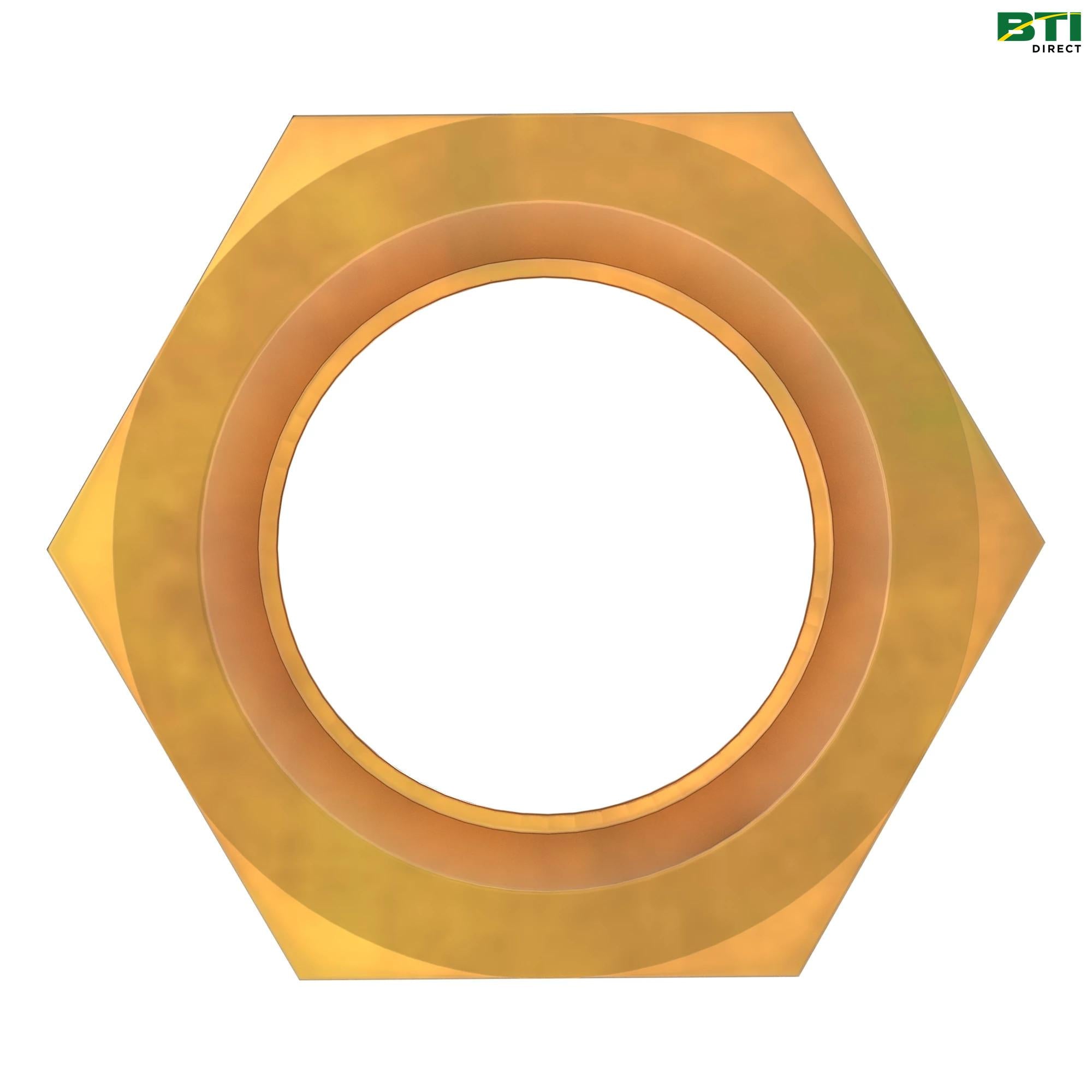 14H875: Hexagonal Slotted Nut, 7/8"